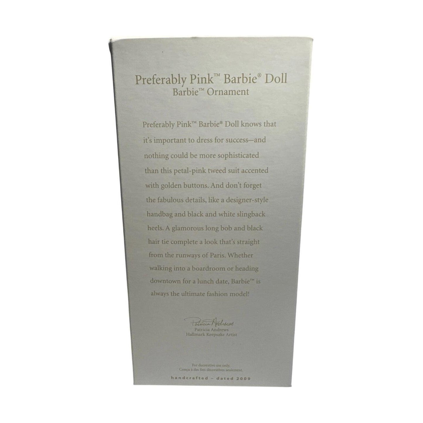2008 Preferably Pink Hallmark Ornament (Barbie) QXI2024 Image4