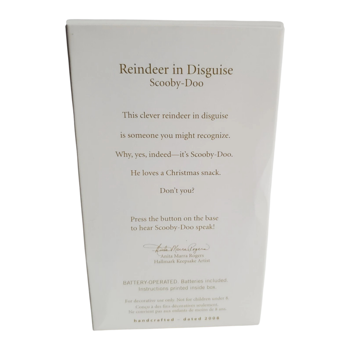 2008 Reindeer in Disguise Hallmark Ornament (Scooby-Doo) QXI4191