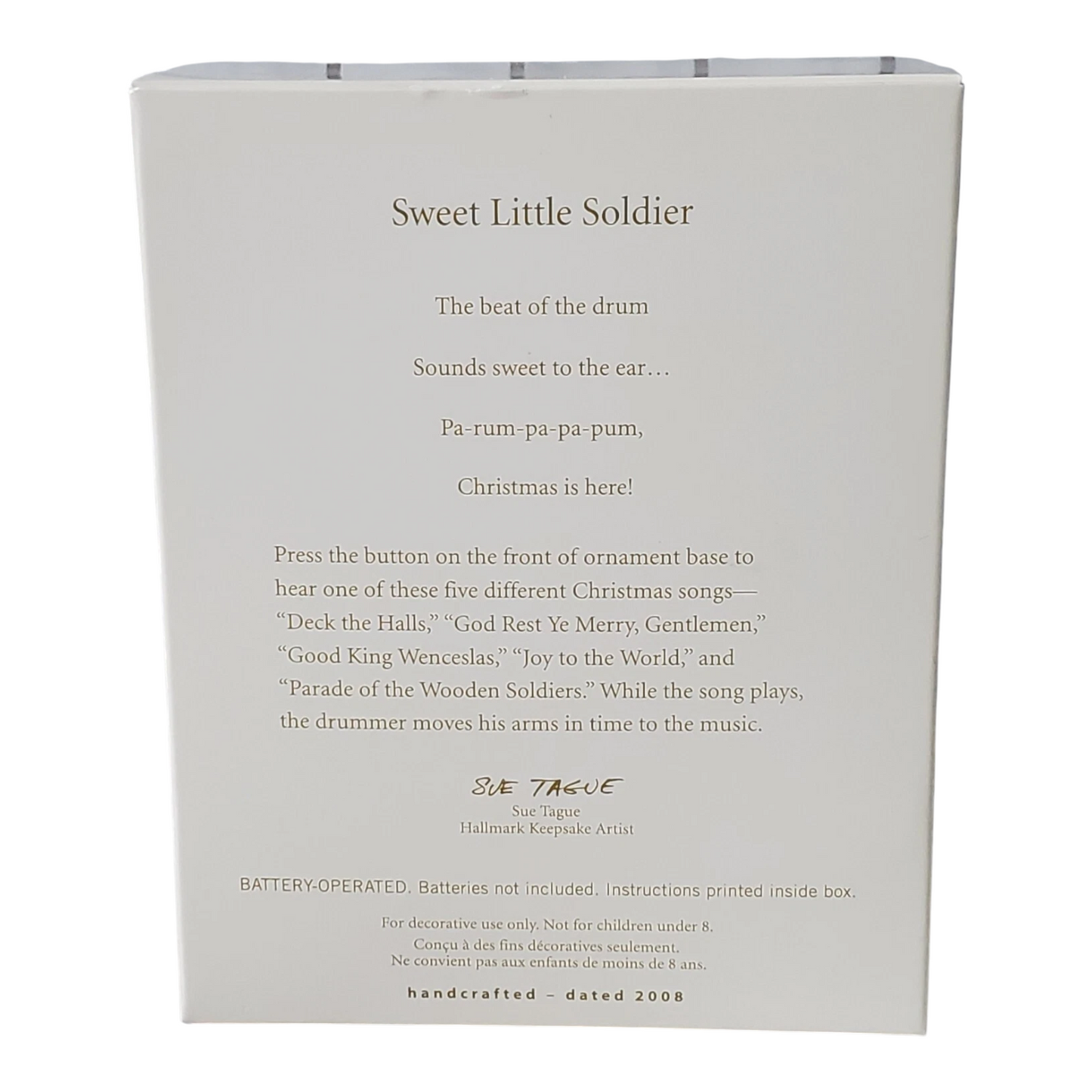 2008 Sweet Little Soldier Hallmark Ornament (Sweet) QXG7164 Image7