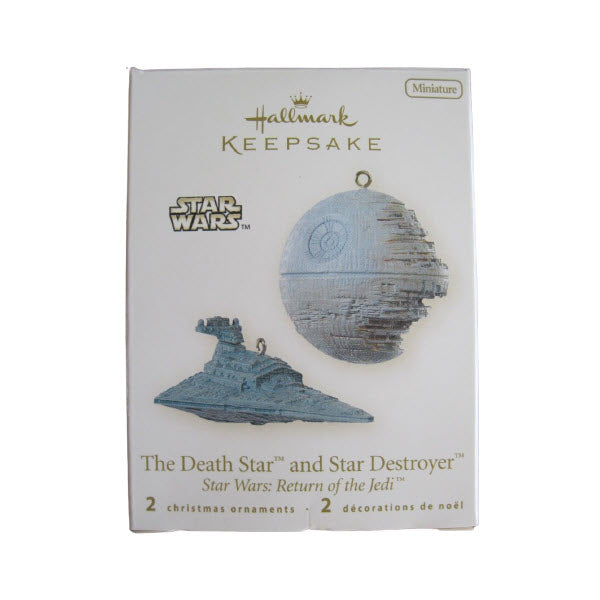 2008 The Death Star and Star Destroyer Hallmark Ornament (Star Wars) QXM8151