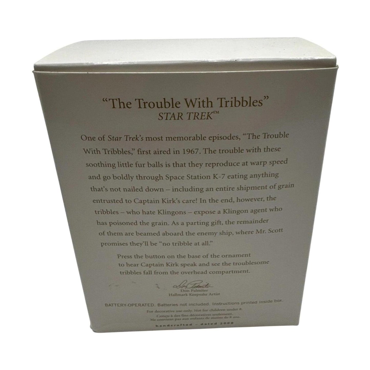 2008 The Trouble With Tribbles Hallmark Ornament (Star Trek) QXI14291