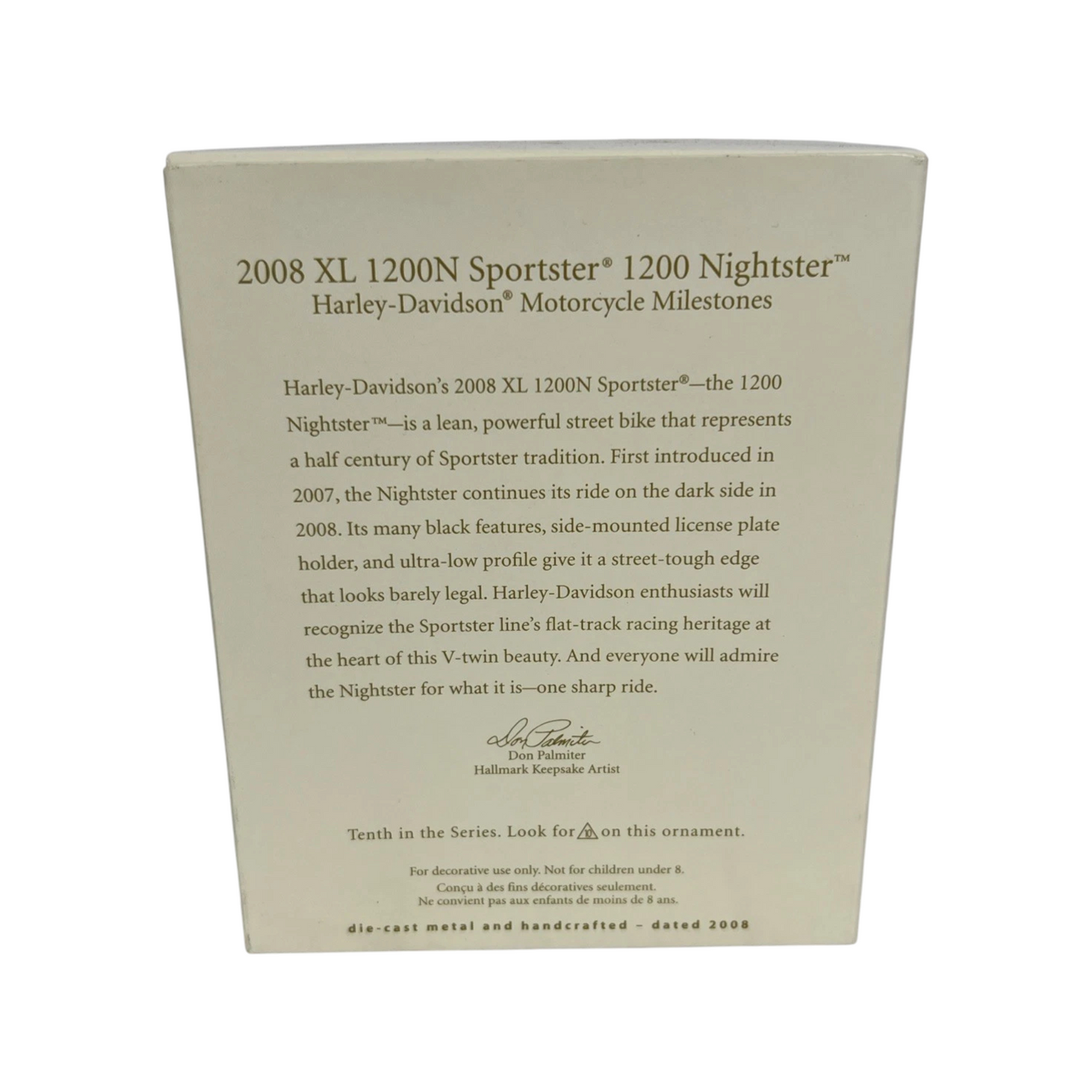 2008 XL 1200N Sportster 1200 Nightster Hallmark Ornament (Harley-Davidson) QX2871