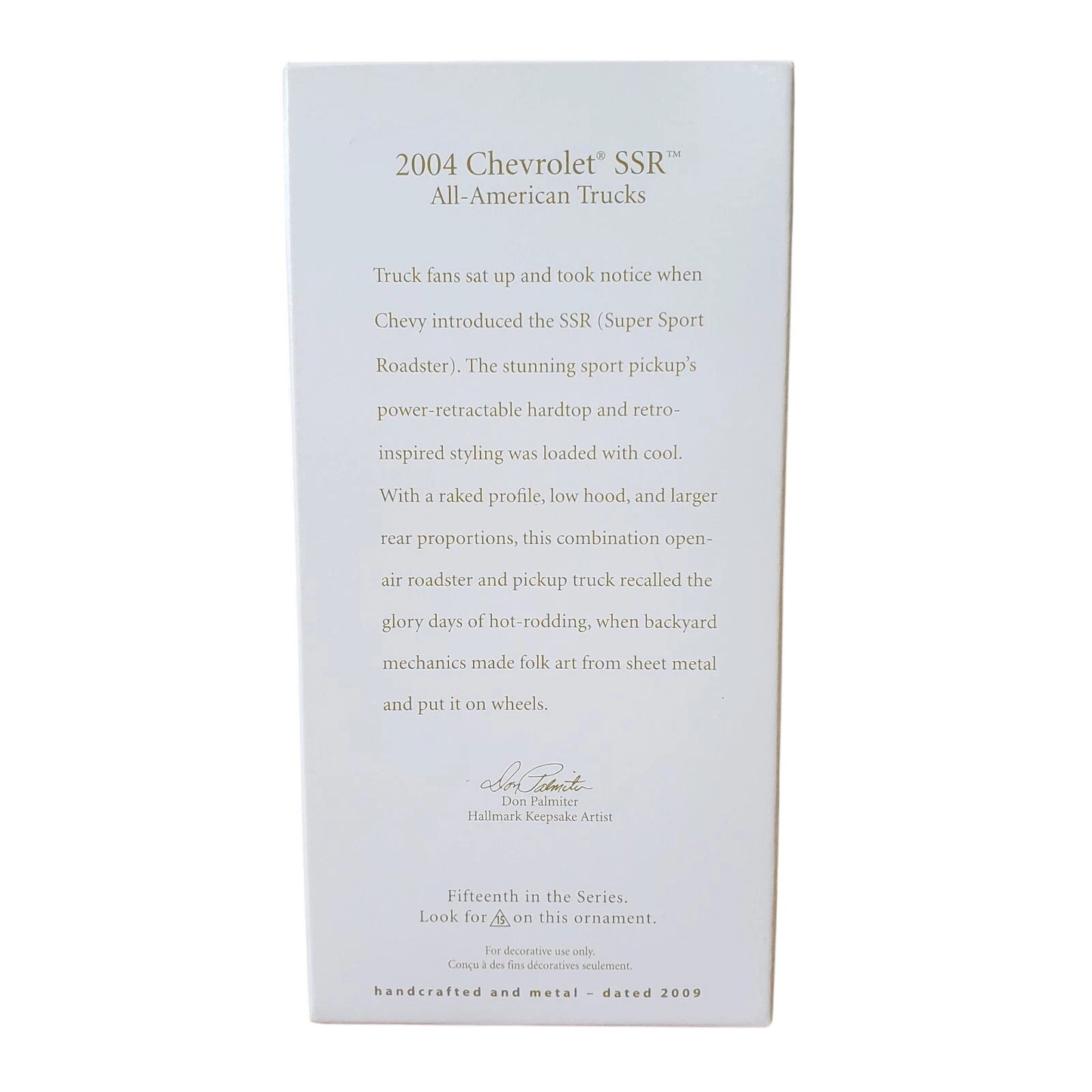 2009 (2004) Chevrolet SSR (All-American Trucks)
