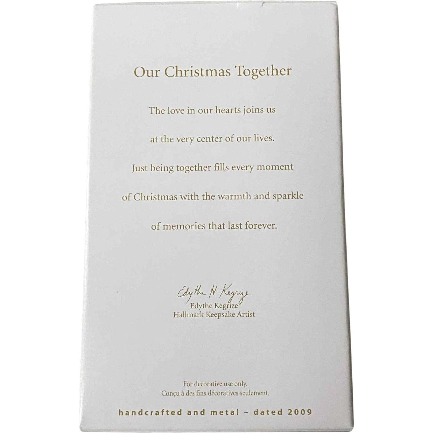 2009 Our Christmas Together Hallmark Ornament (Heart) QXG6245