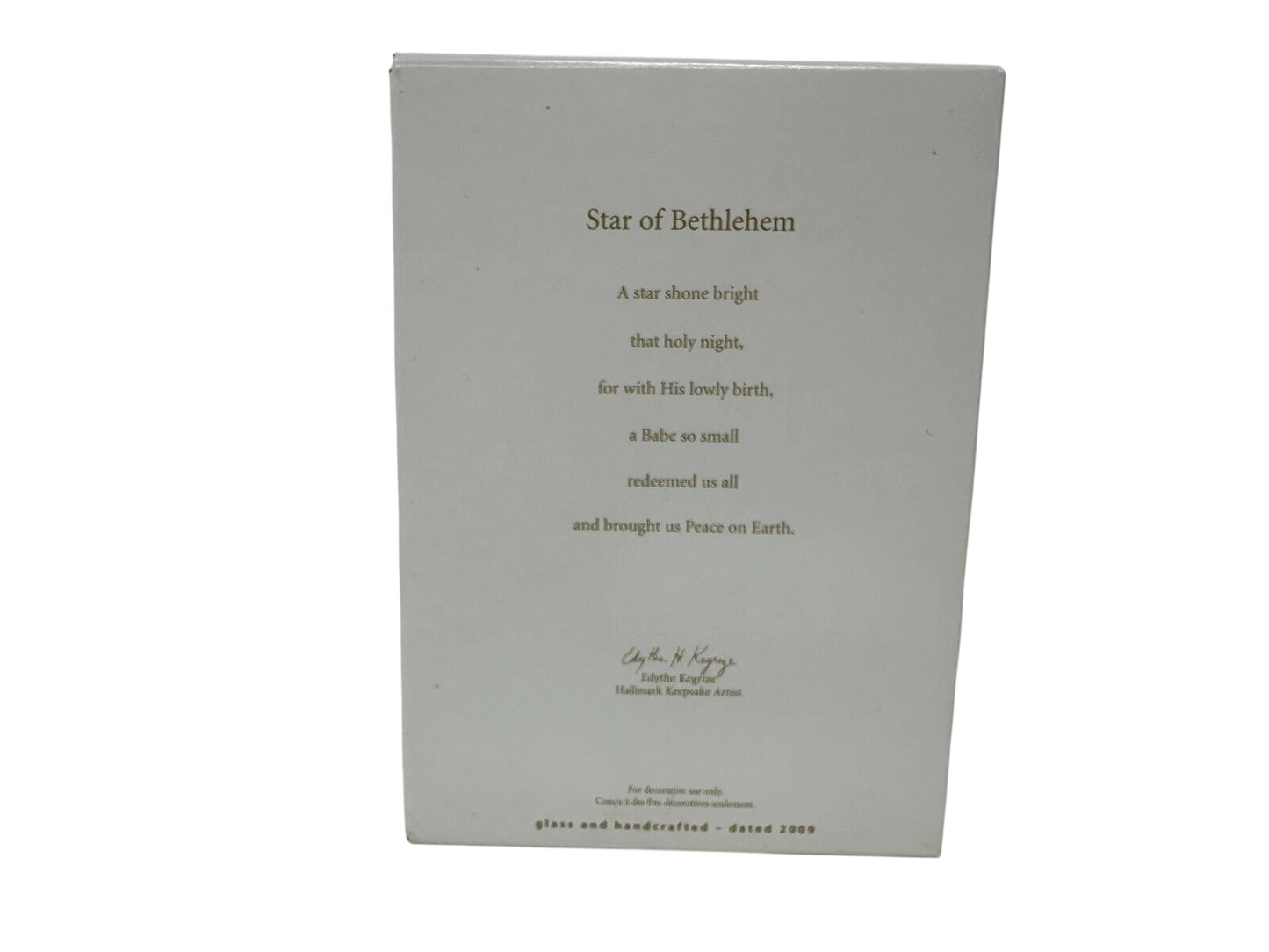 2009 Star of Bethlehem Hallmark Ornament (Star) QHC4012