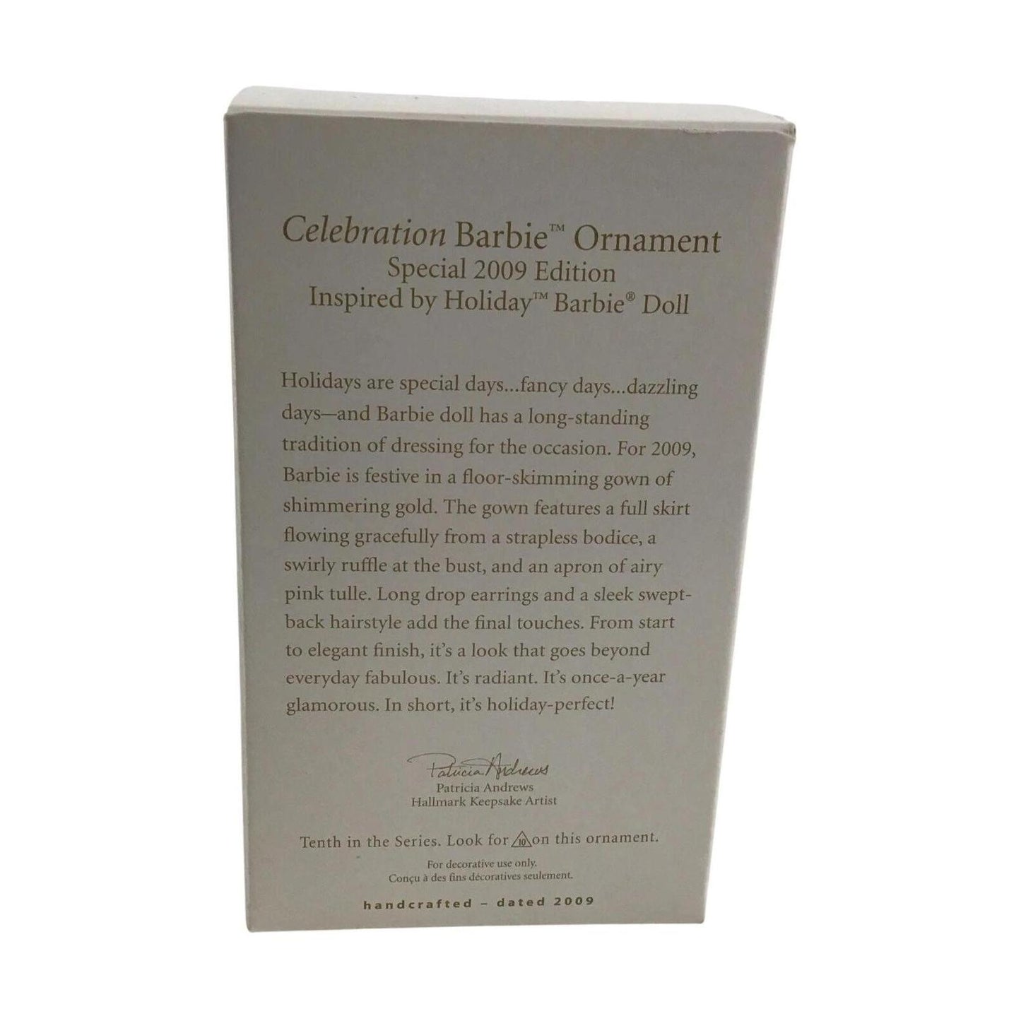 2009 Celebration Barbie Hallmark Ornament (Barbie) QX8412 Image6