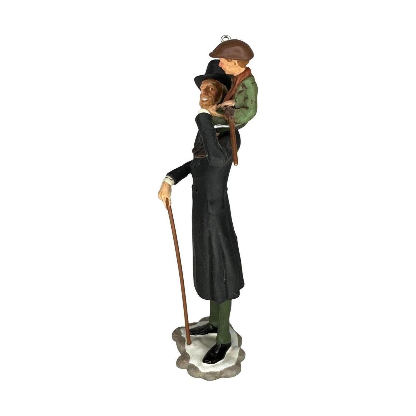 2009 Ebenezer Scrooge and Tiny Tim Hallmark Ornament (A Christmas Carol) QXE2155