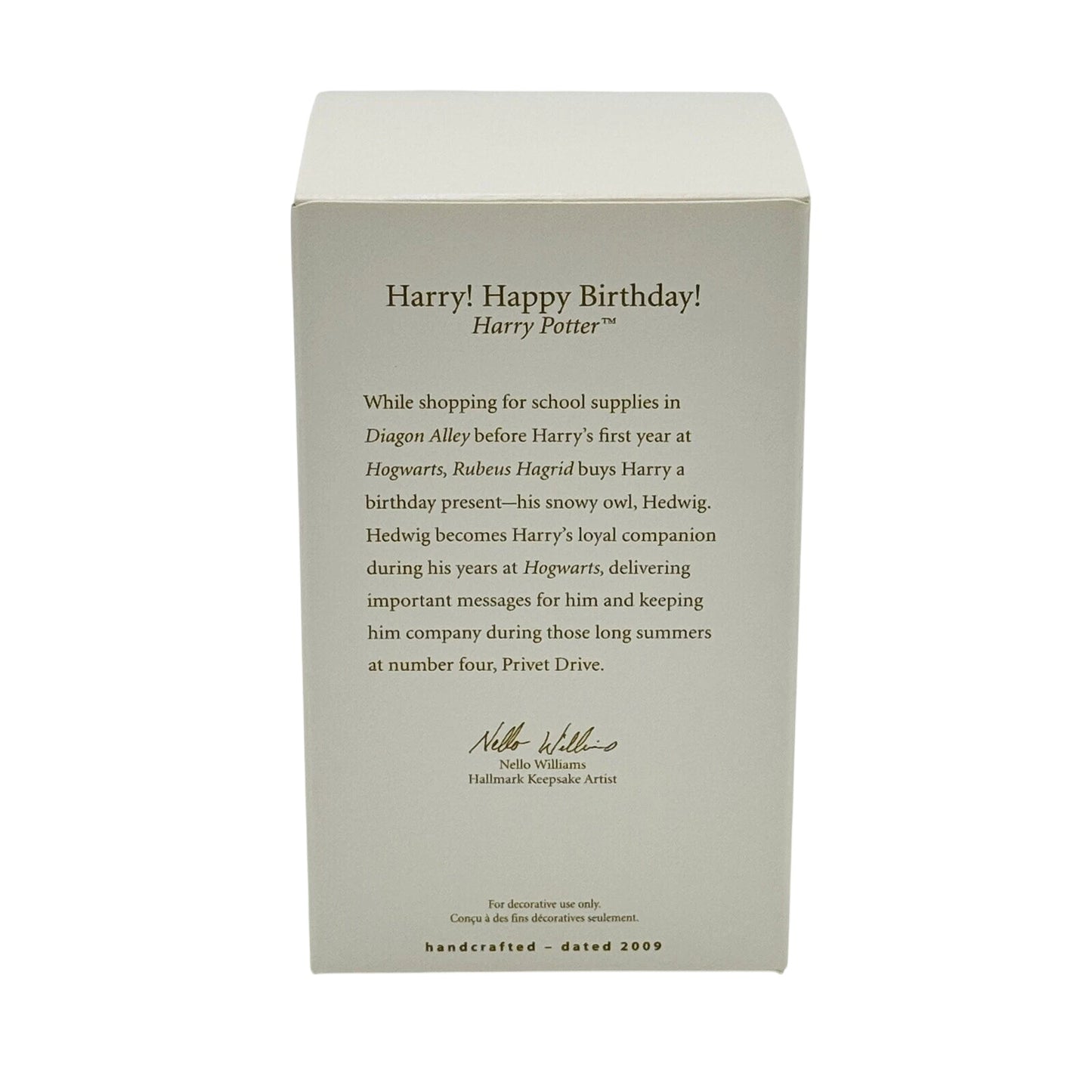 2009 Harry! Happy Birthday! (Harry Potter)