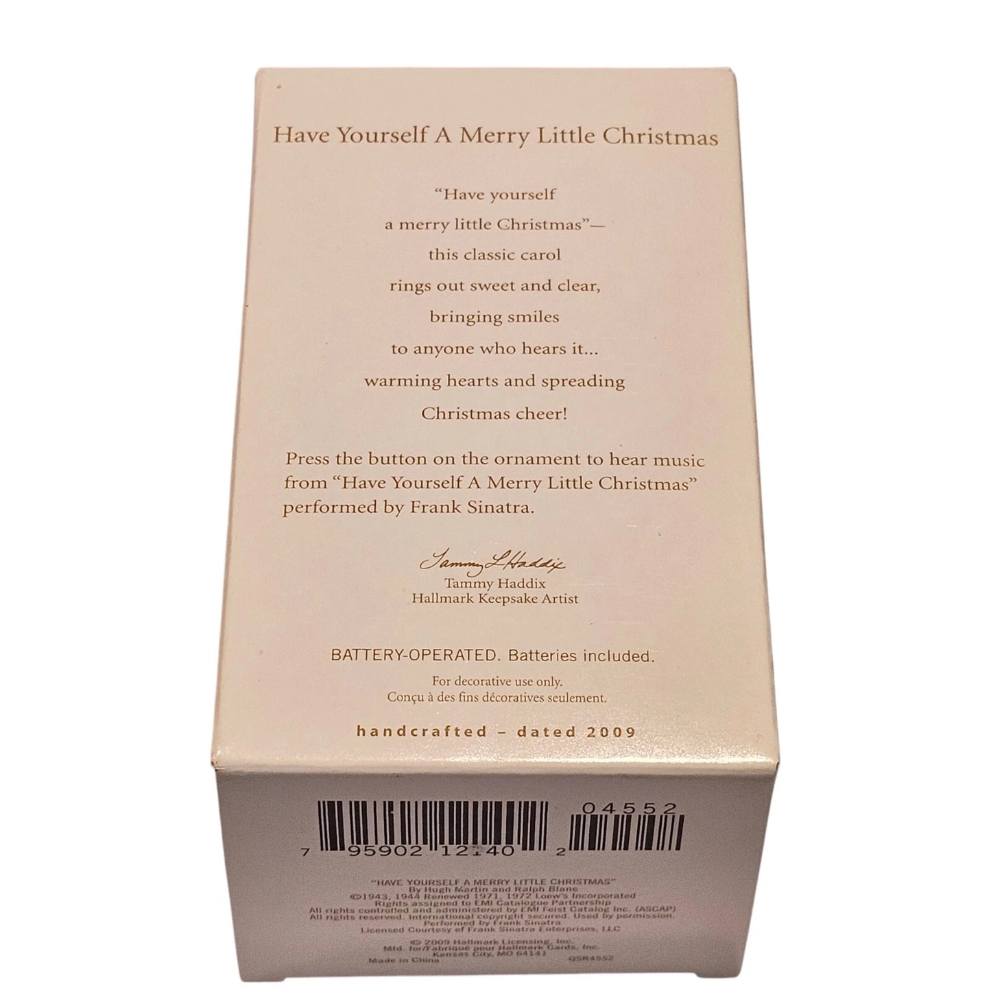 2009 Have Yourself A Merry Little Christmas (Christmas Tree)