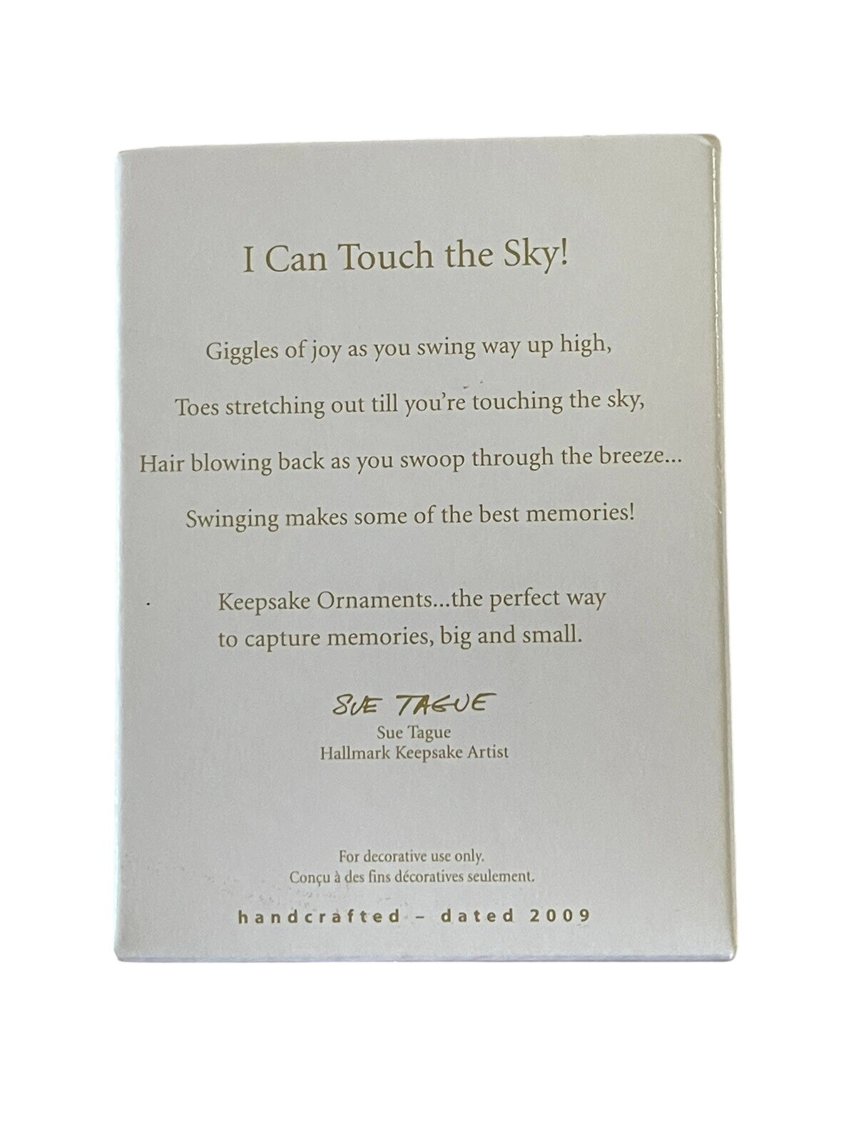 2009 I Can Touch the Sky! Hallmark Ornament (Bunny) QXG6715