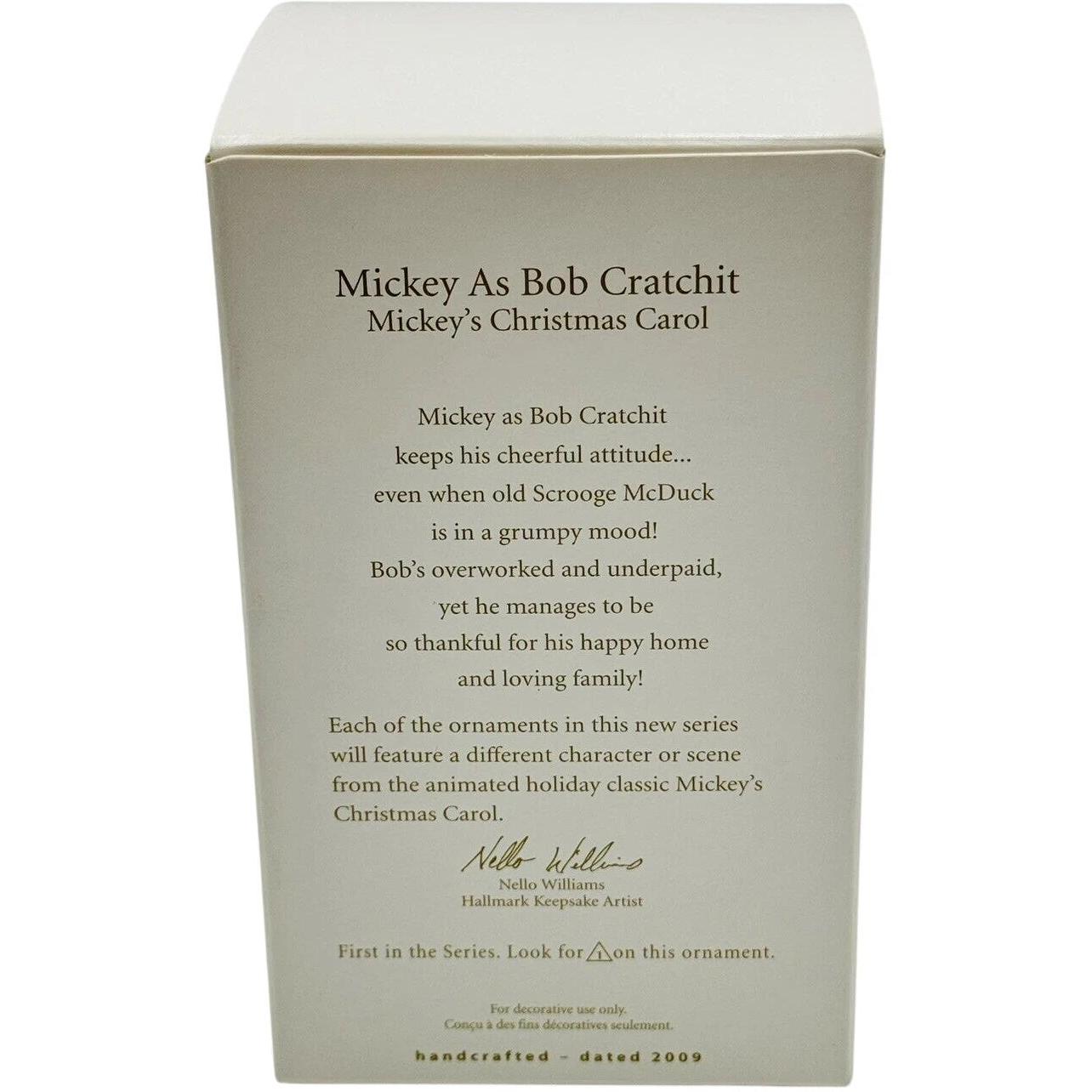 2009 Mickey As Bob Cratchit Hallmark Ornament (Mickey's Christmas Carol) QX8452