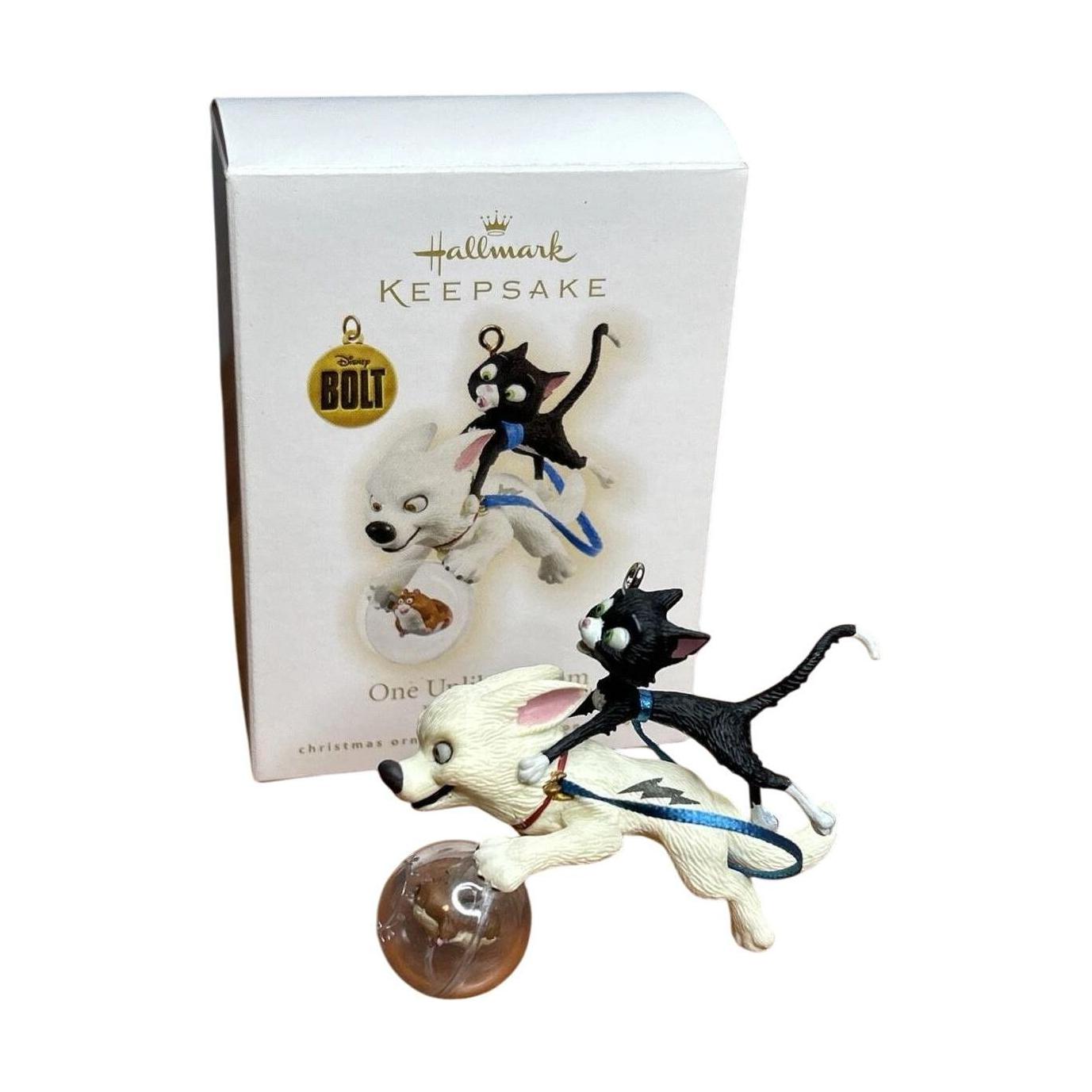 2009 One Unlikely Team Hallmark Ornament (Disney's Bolt) QXD2132
