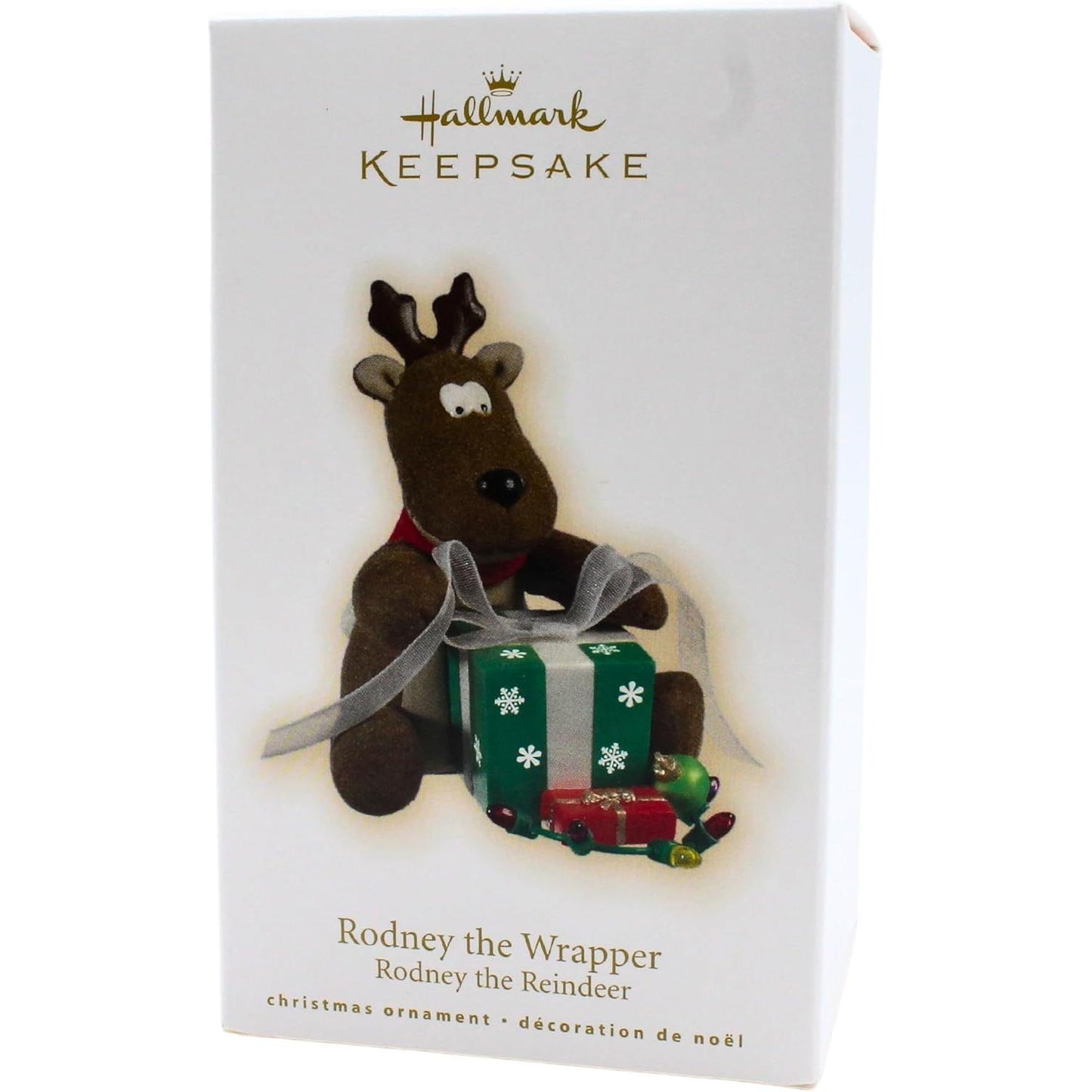 2009 Rodney the Wrapper Hallmark Ornament (Rodney the Reindeer) QK4005