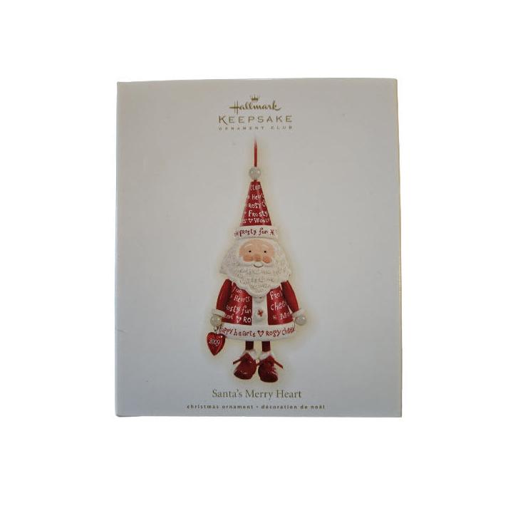 2009 Santa's Merry Heart Hallmark Ornament (Santa Claus) QXC9025