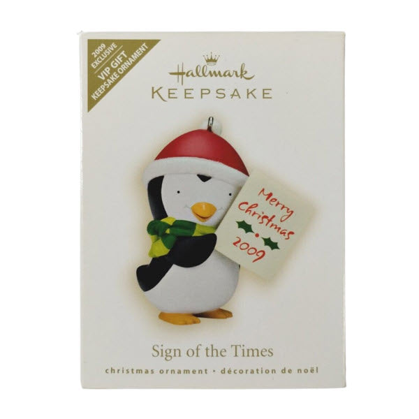 2009 Sign of the Times Hallmark Ornament (Penguin) AD4325
