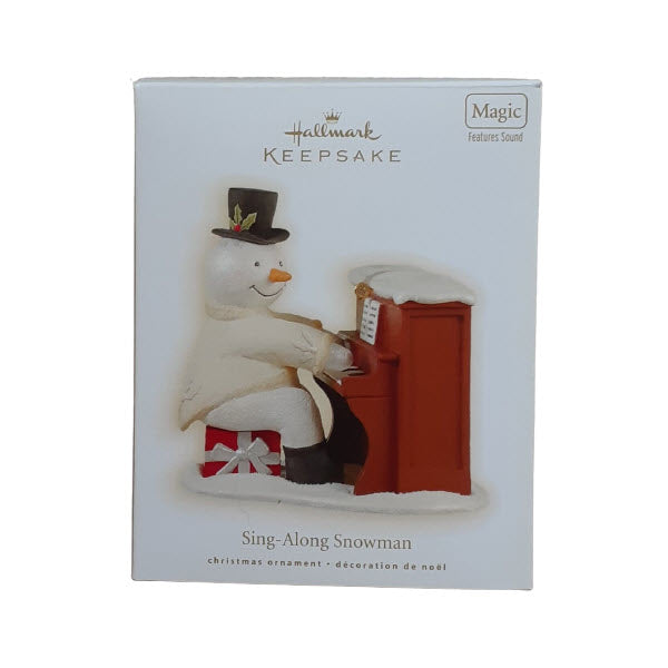 2009 Sing-Along Snowman Hallmark Ornament (Snowman) QXG4002