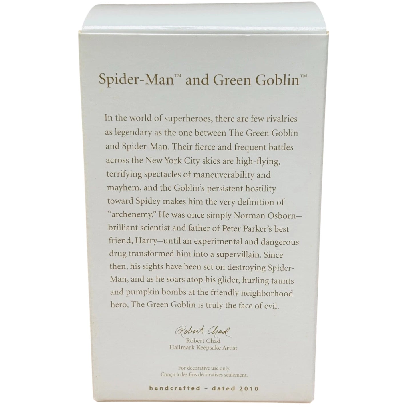 2009 Spider-Man and Green Goblin (Marvel)