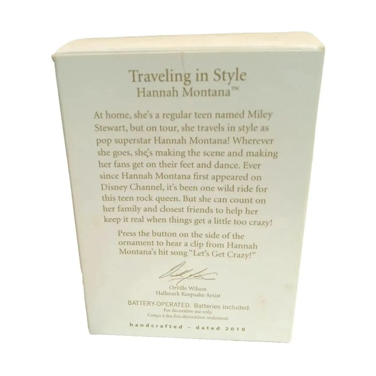 2009 Traveling in Style Hallmark Ornament (Hannah Montana) QXD1113 Image8