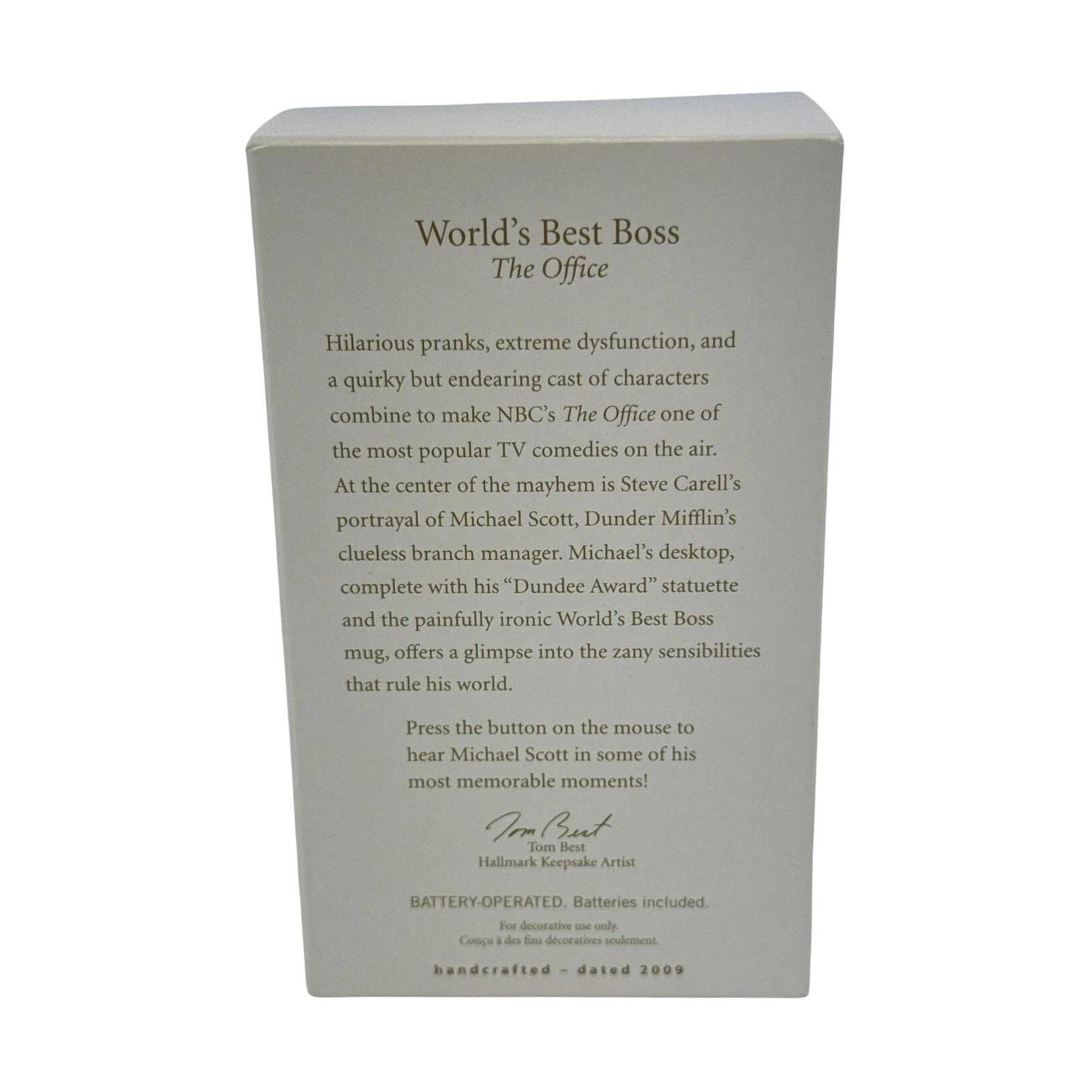 2009 World's Best Boss Hallmark Ornament (The Office) QXI1305 Image7