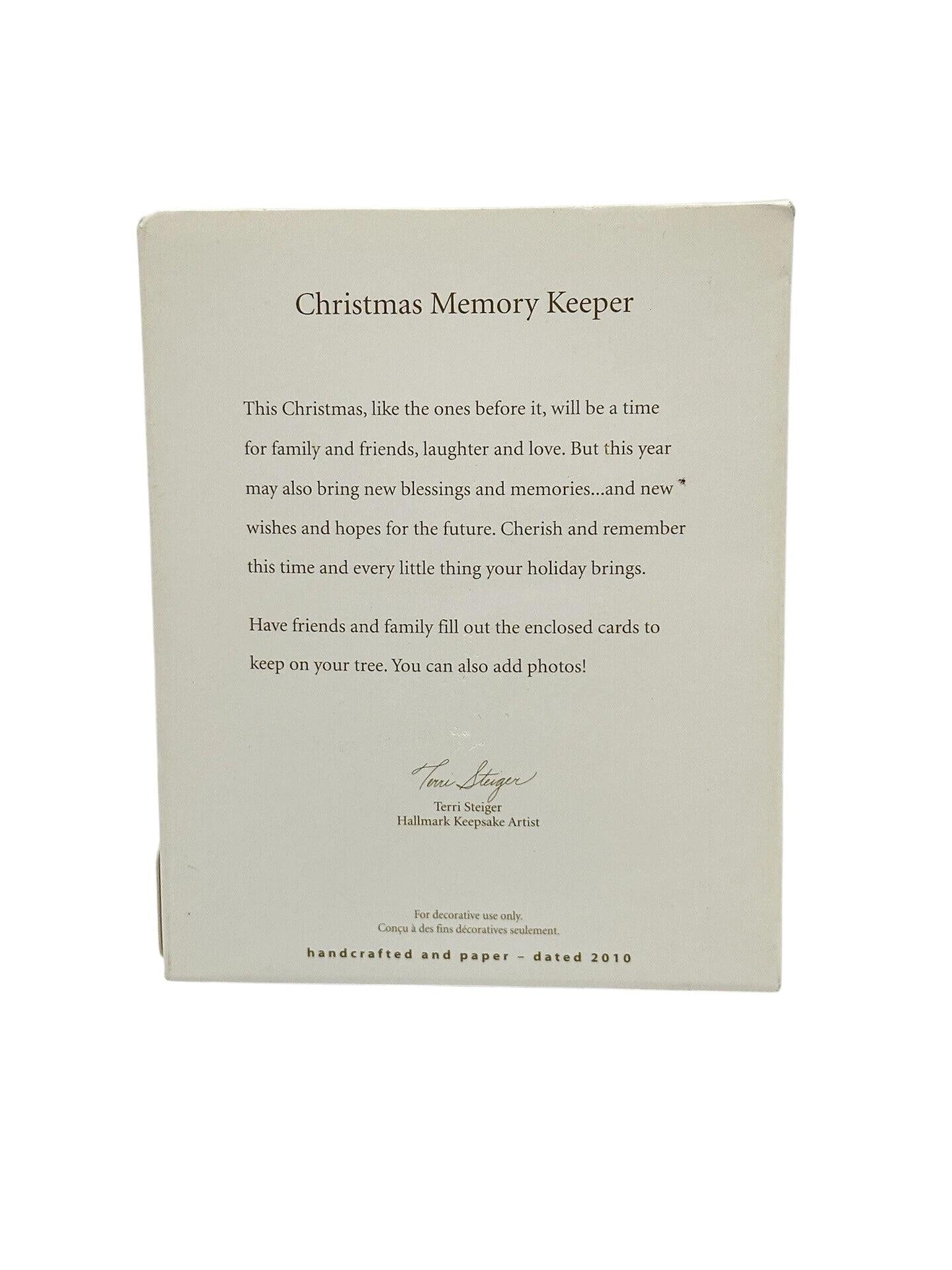 2010 Christmas Memory Keeper Hallmark Ornament (Christmas Memory Keeper) QXG7576