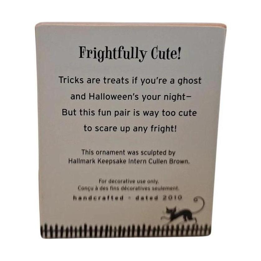 2010 Frightfully Cute! Hallmark Ornament (Halloween) QFO4626