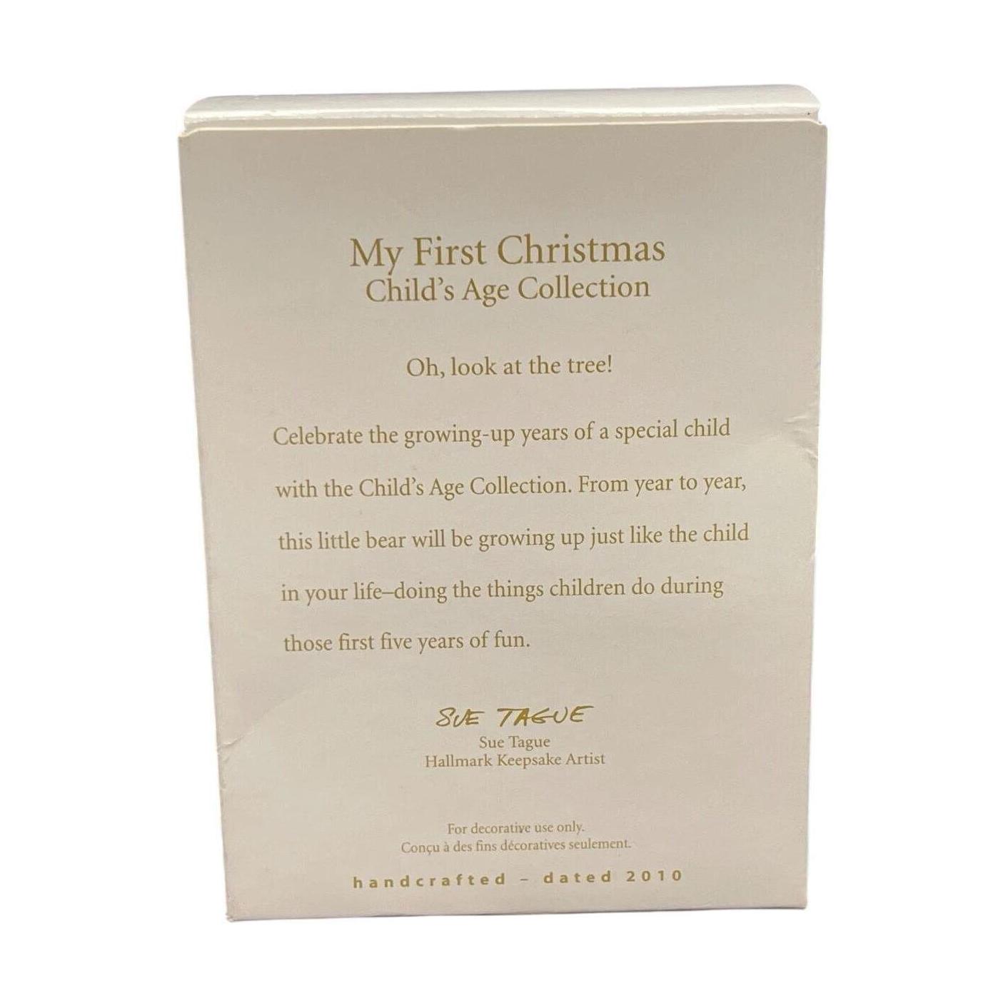 2010 My First Christmas Hallmark Ornament (Child's Age Collection) QXG7603