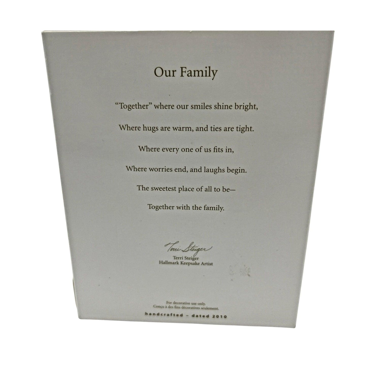 2010 Our Family Hallmark Ornament (Photo Holder) QXG7043