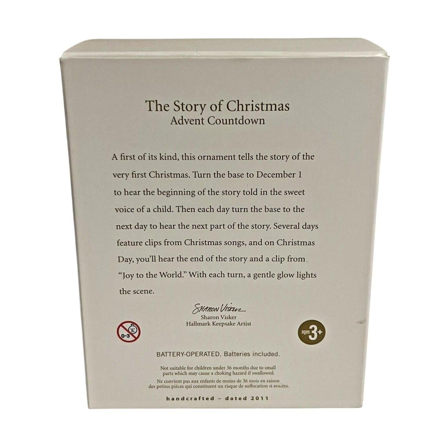 2010 The Story of Christmas Hallmark Ornament (Advent Countdown) QXG7586