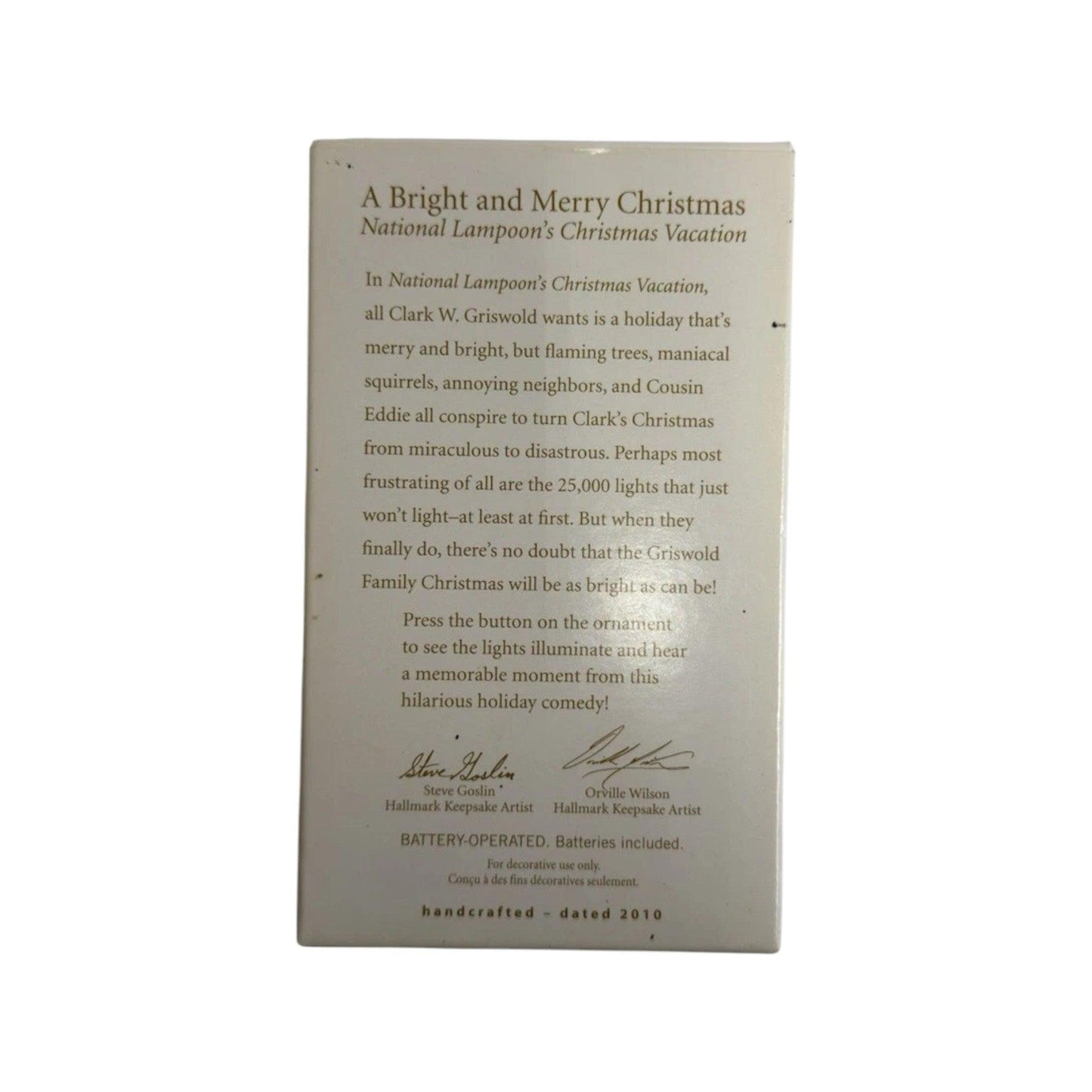 2010 A Bright and Merry Christmas Hallmark Ornament (National Lampoon's Christmas Vacation) QXI2416 Image8