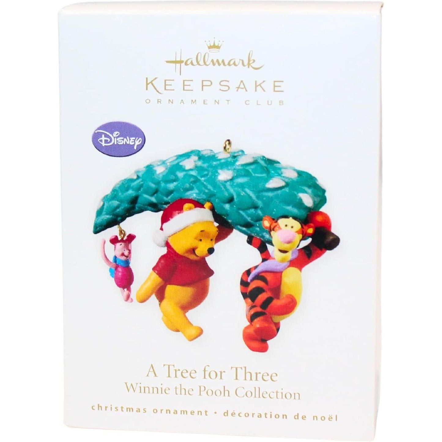 2010 A Tree for Three Hallmark Ornament (Winnie the Pooh) QXC1004