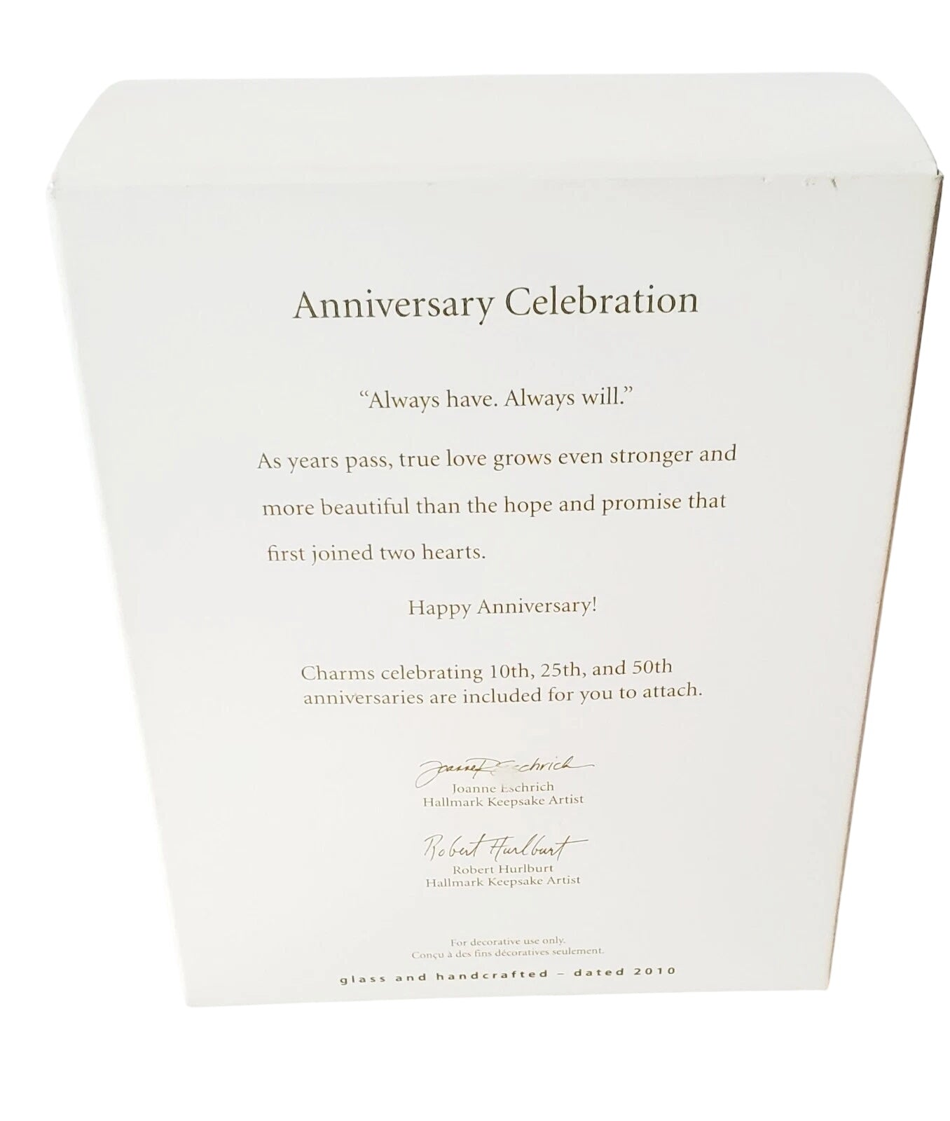 2010 Anniversary Celebration Hallmark Ornament (Anniversary) QXG7536