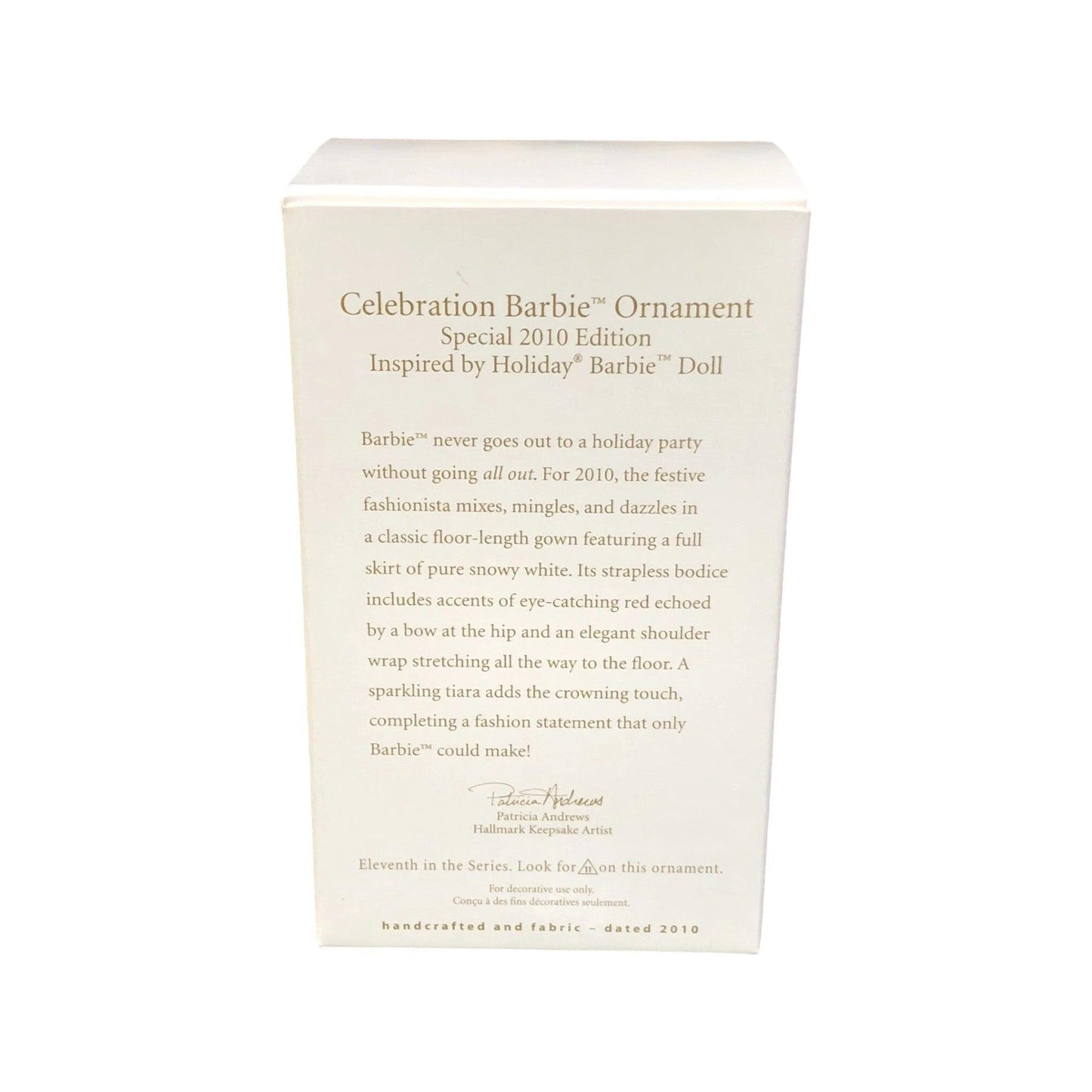 2010 Celebration Barbie Hallmark Ornament (Celebration Barbie) QX8653 Image8