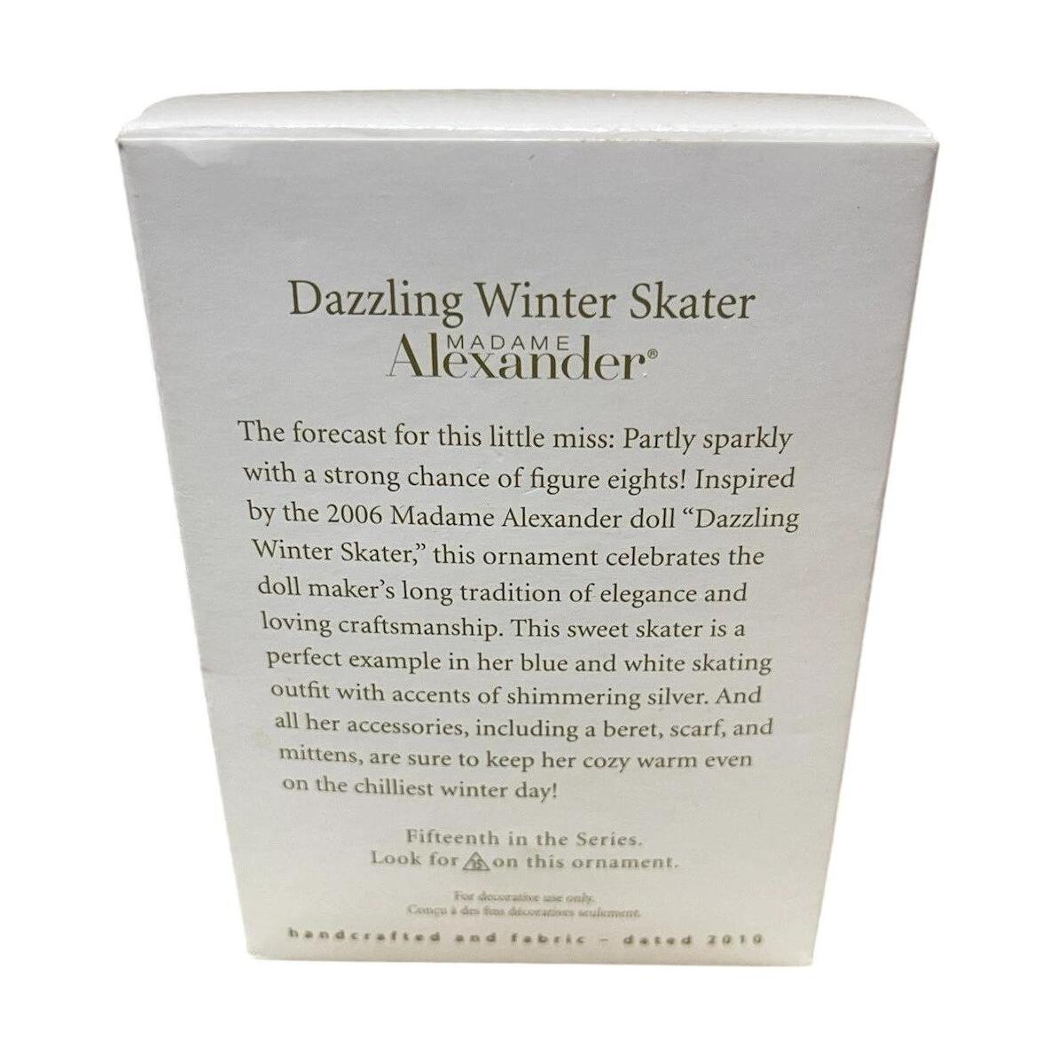 2010 Dazzling Winter Skater Hallmark Ornament (Madame Alexander) QX8313 Image6