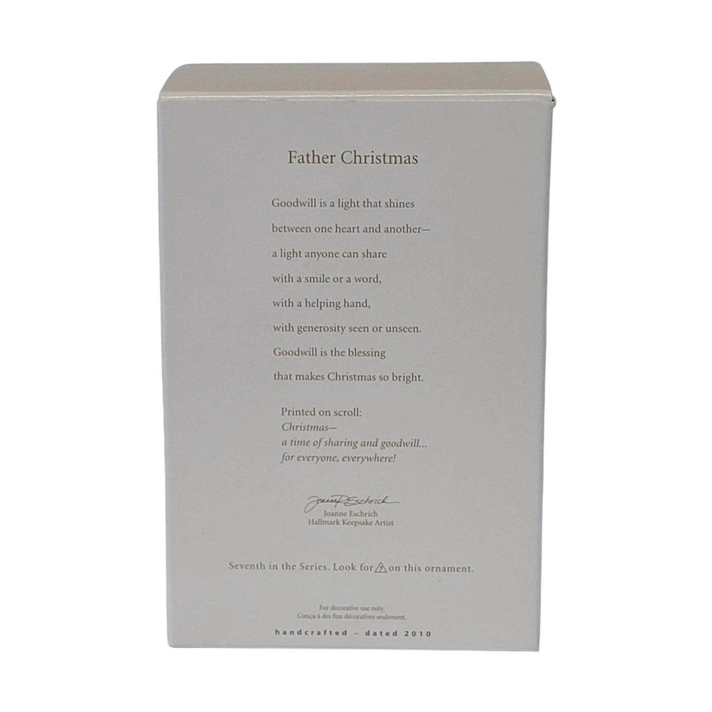 2010 Father Christmas Hallmark Ornament (Father Christmas) QX8623 Image6