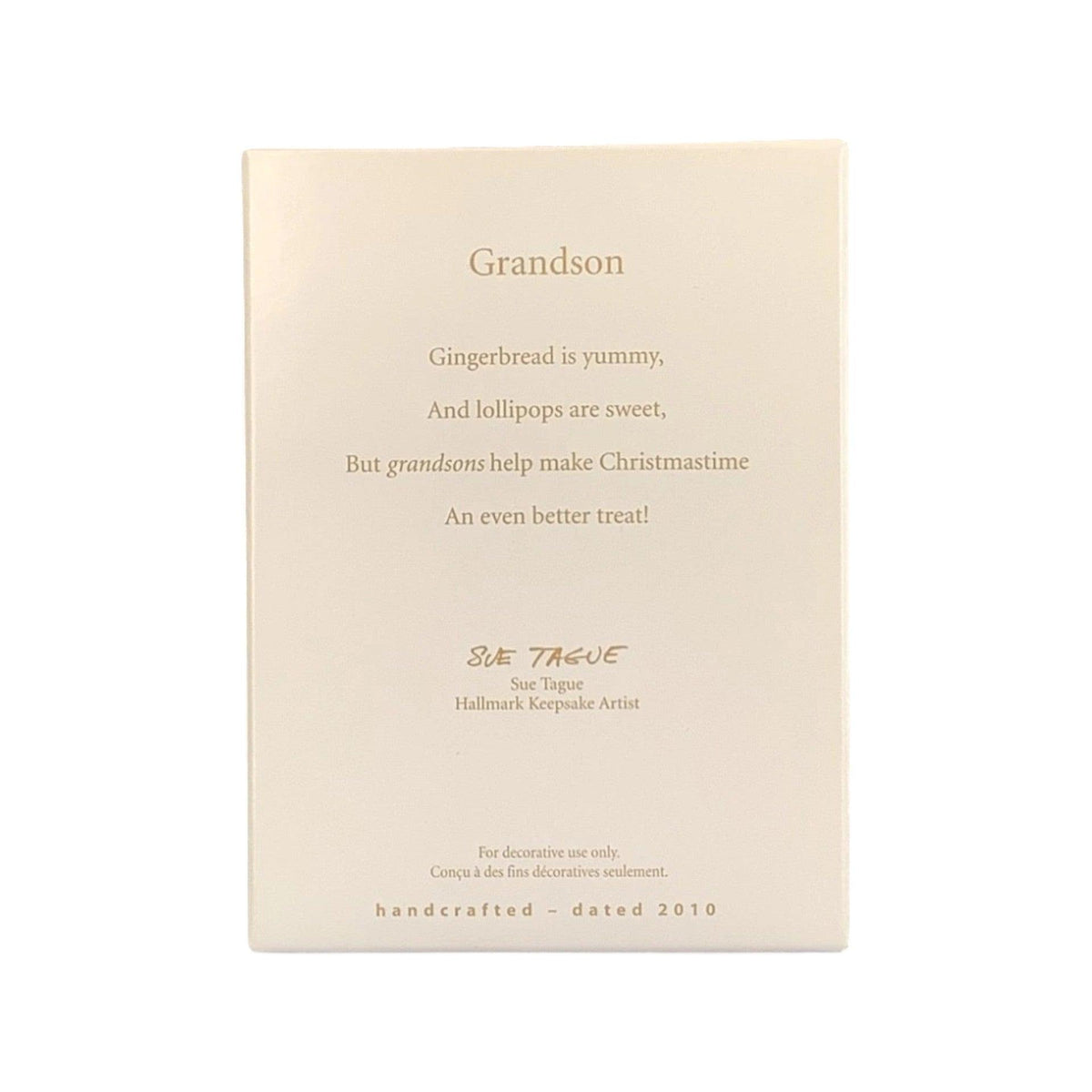 2010 GrandSon Hallmark Ornament (GrandSon) QXG7006 Image4