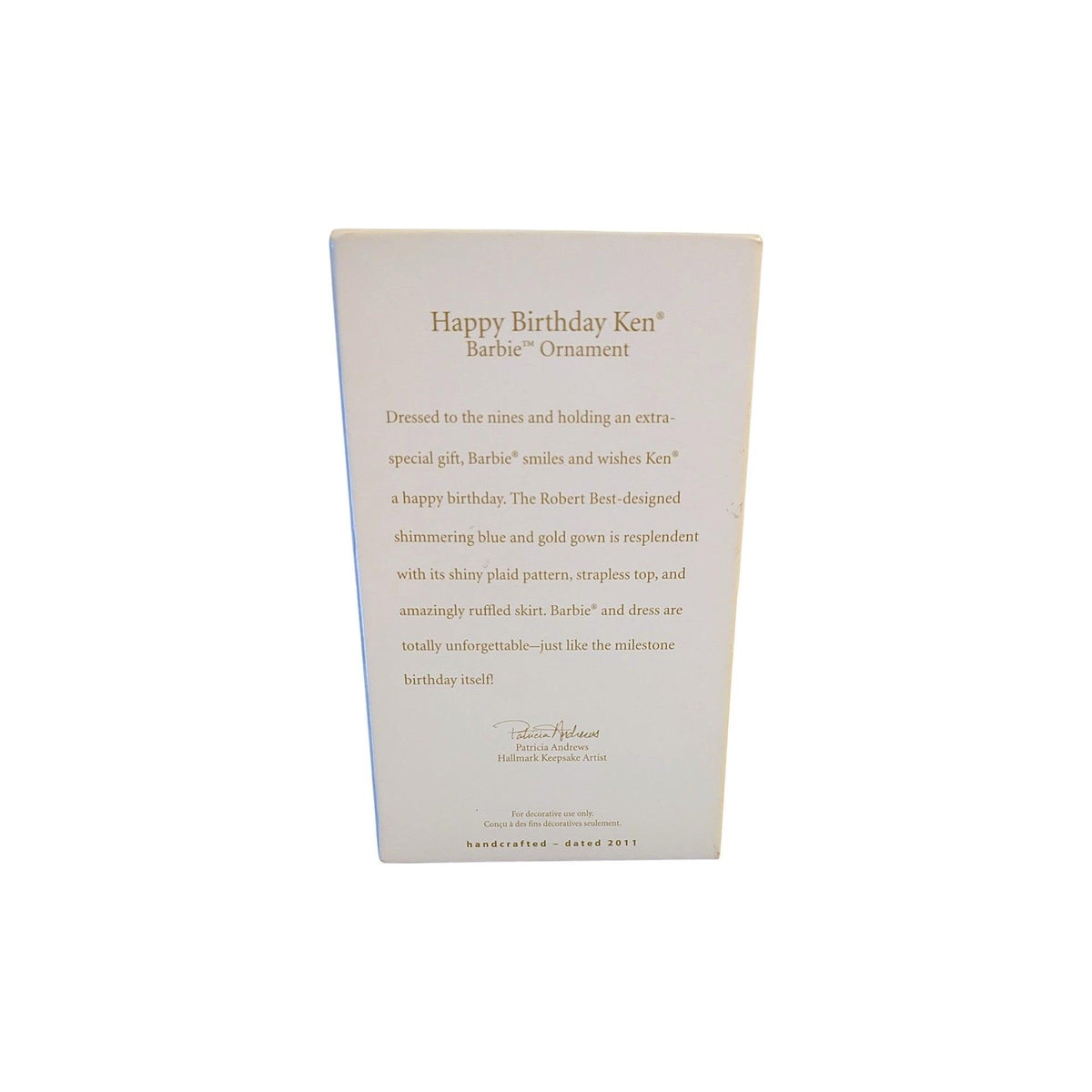 2010 Happy Birthday Ken Hallmark Ornament (Barbie) QXI2487 Image5