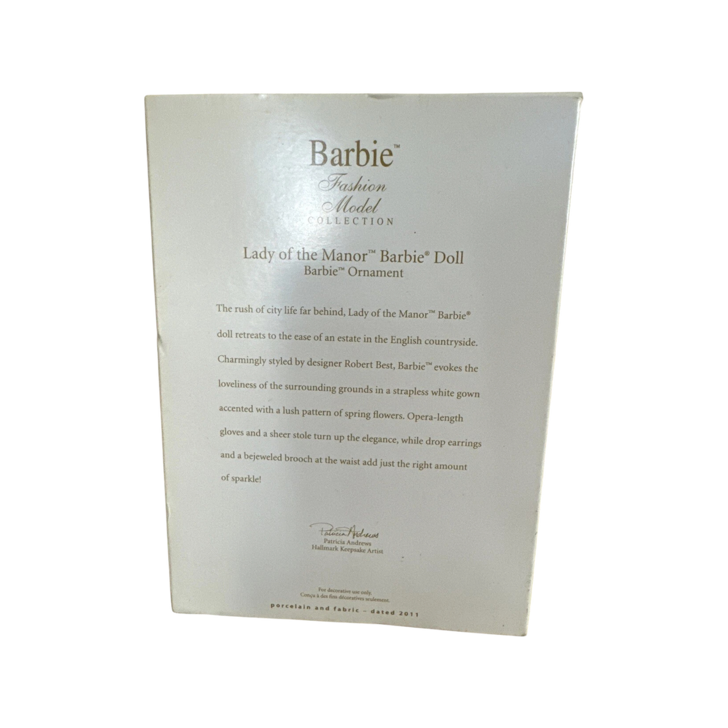 2010 Lady of the Manor Hallmark Ornament (Barbie) QXC5017