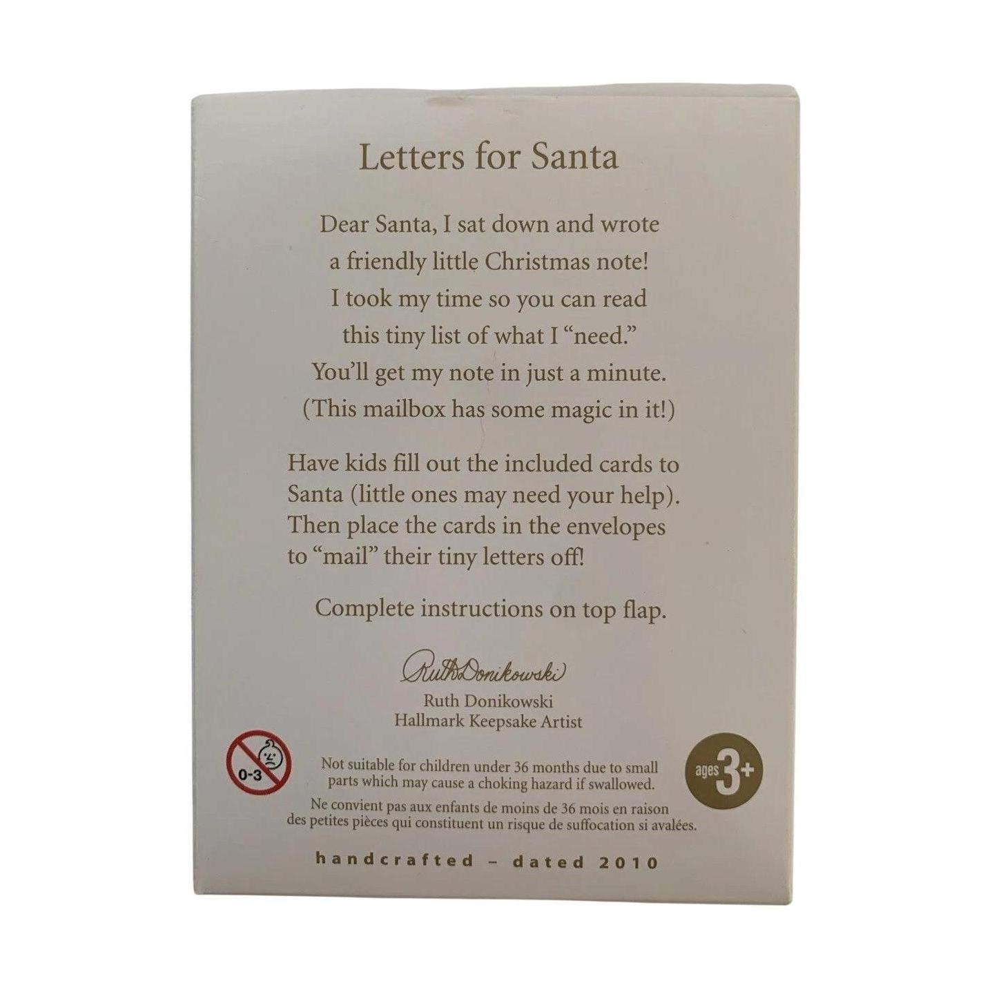 2010 Letters for Santa Hallmark Ornament (Magic mailbox for letters to Santa!) QXG7566 Image7