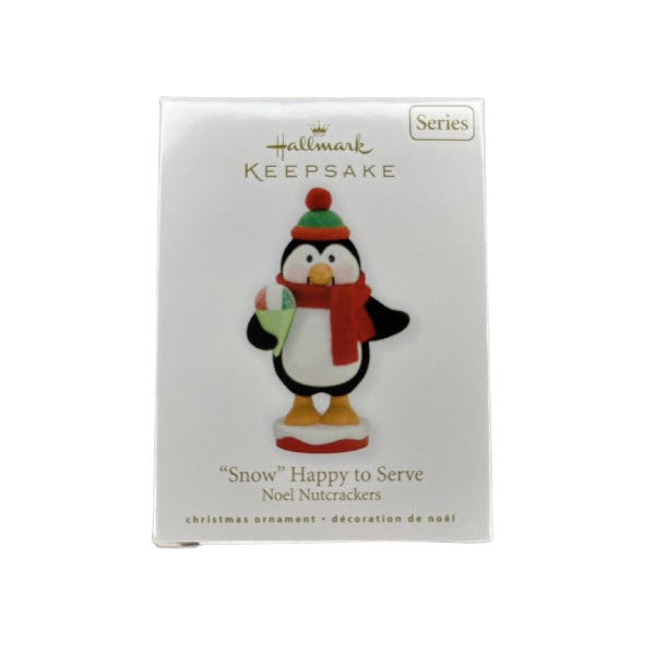 2010 Noel Nutcracker 3F - Snow Happy To Serve Hallmark Ornament (Penguin) QX8326