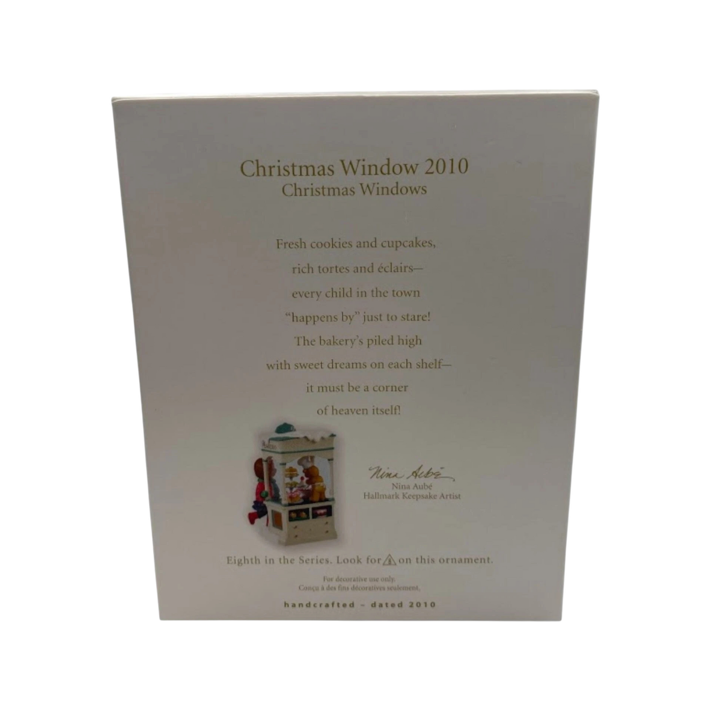 2010 Patisserie Hallmark Ornament (Christmas Window) QXC1001