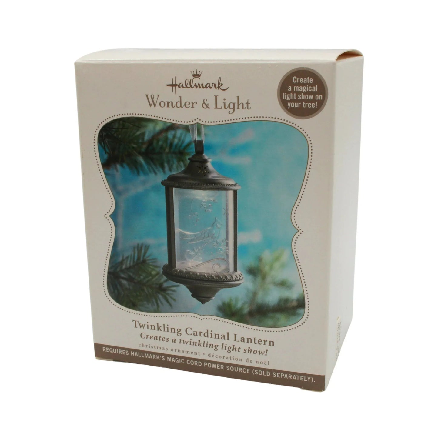 2010 Twinkling Cardinal Hallmark Ornament (Wonder and Light) QXG3666