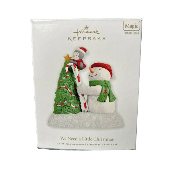 2010 We Need a Little Christmas Hallmark Ornament (Snowman) QXG7066