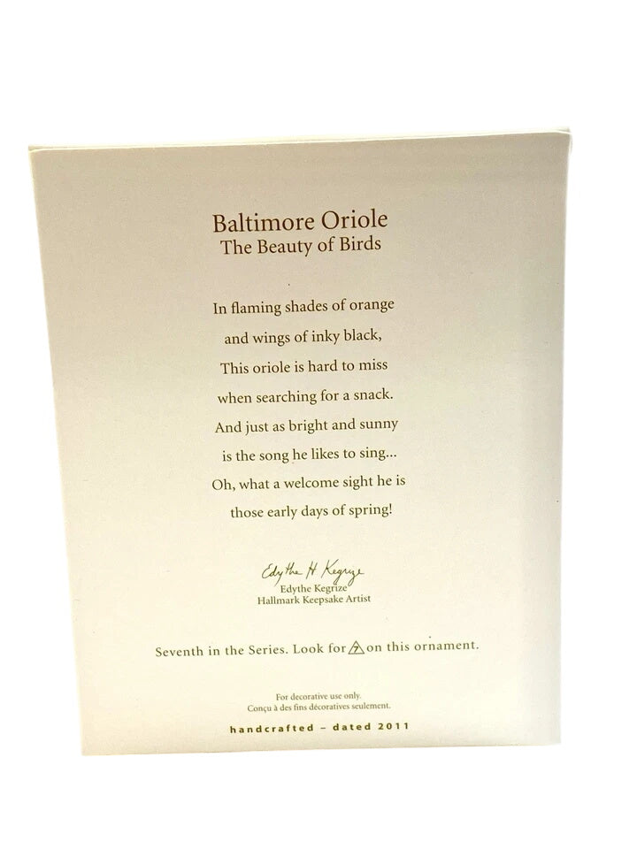 2011 Baltimore Oriole (Beauty of Birds)