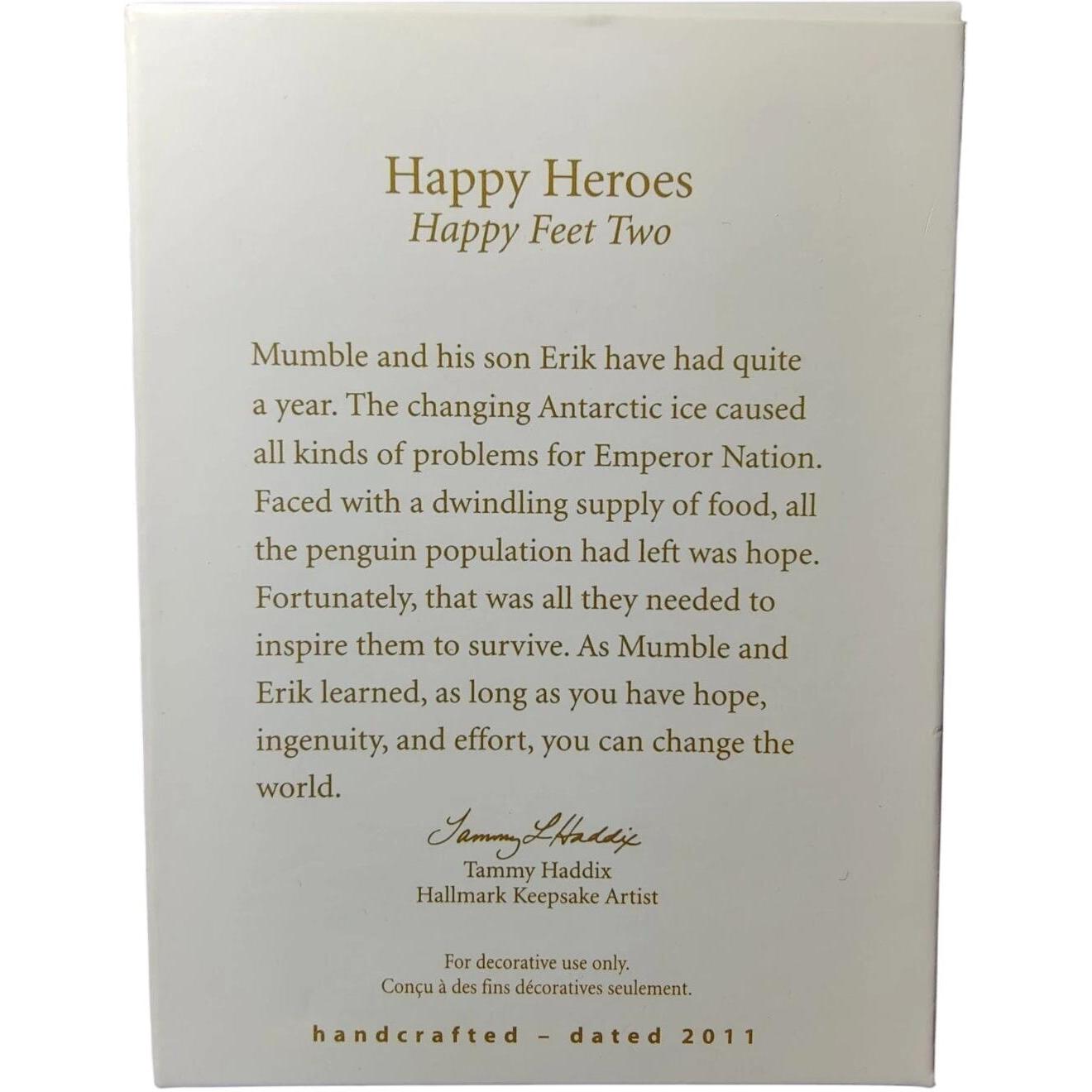 2011 Happy Heroes Hallmark Ornament (Happy Feet Two) QXI2419