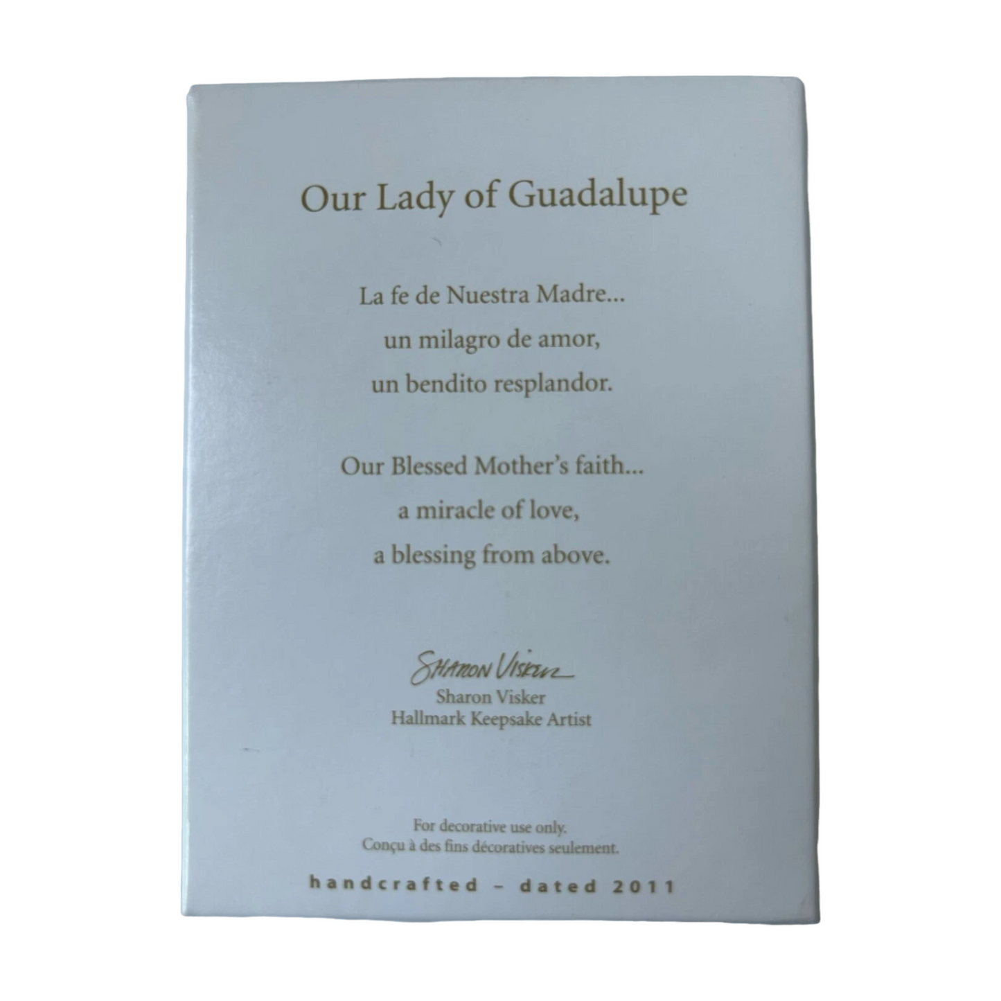 2011 Our Lady of Guadalupe Hallmark Ornament (Church) QXG4887