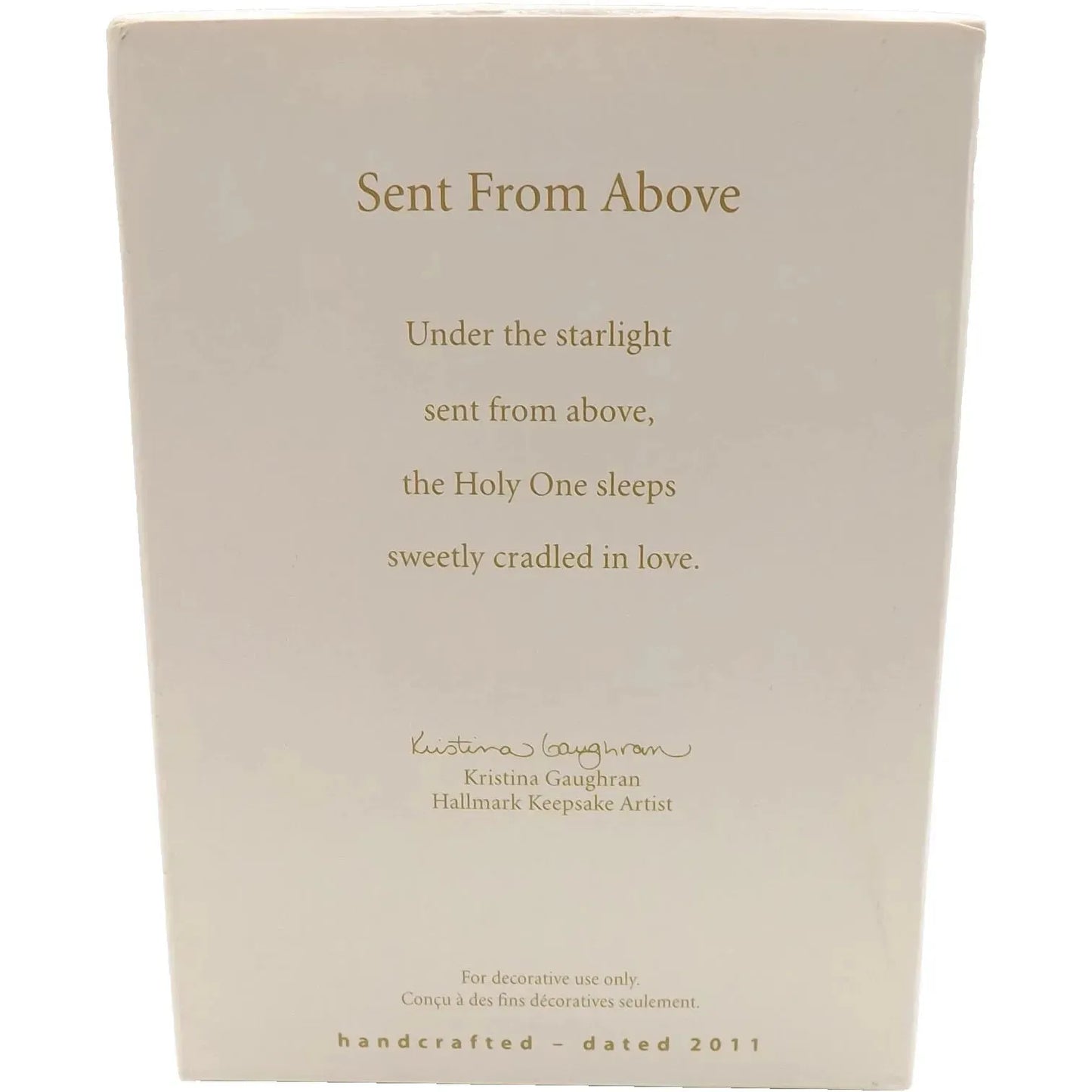 2011 Send From Above Hallmark Ornament (Nativity) QXG4207