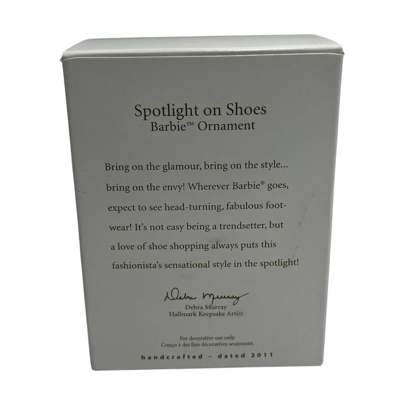 2011 Spotlight on Shoes Hallmark Ornament (Barbie) QXI2867