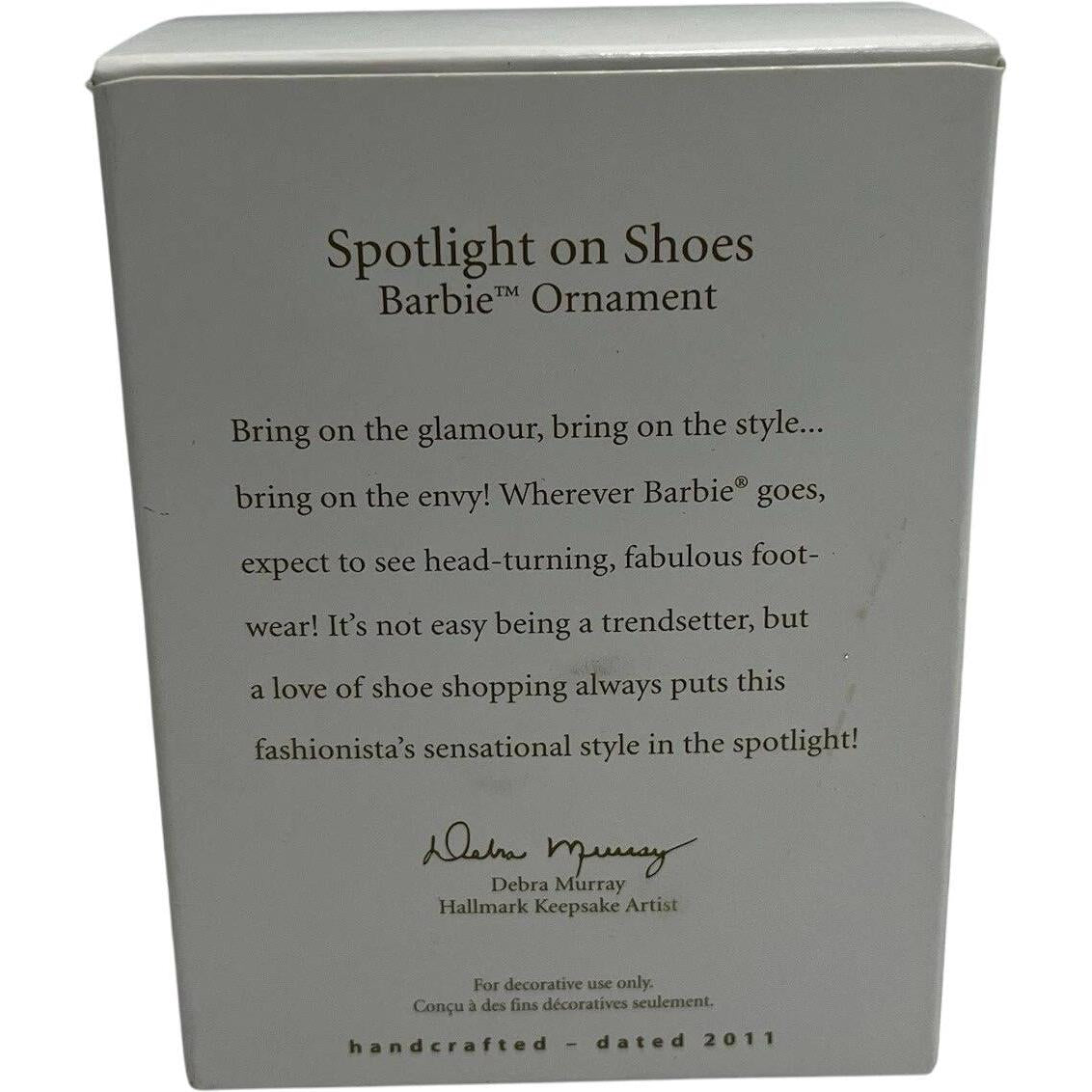 2011 Spotlight on Shoes Hallmark Ornament (Barbie) QXI2867