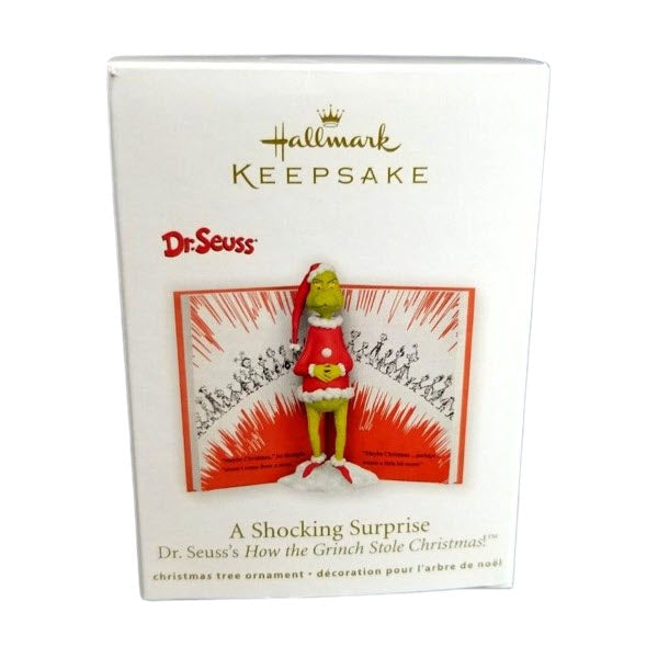 2011 A Shocking Surprise Hallmark Ornament (The Grinch) QXI2429