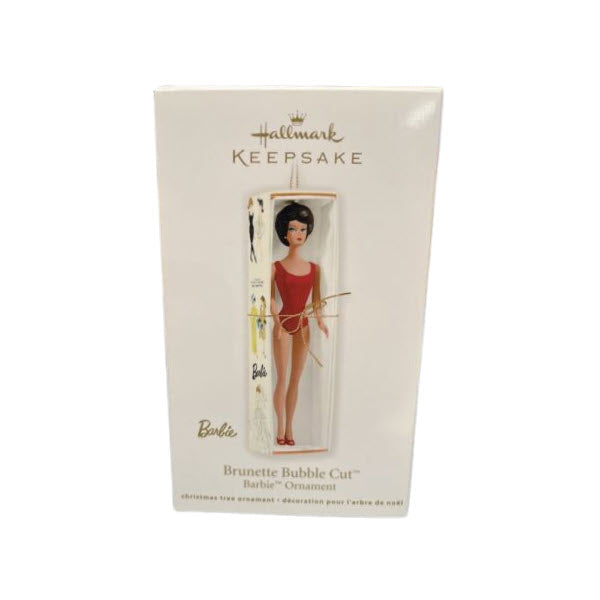 2011 Brunette Bubble Cut Hallmark Ornament (Barbie) QXI2889